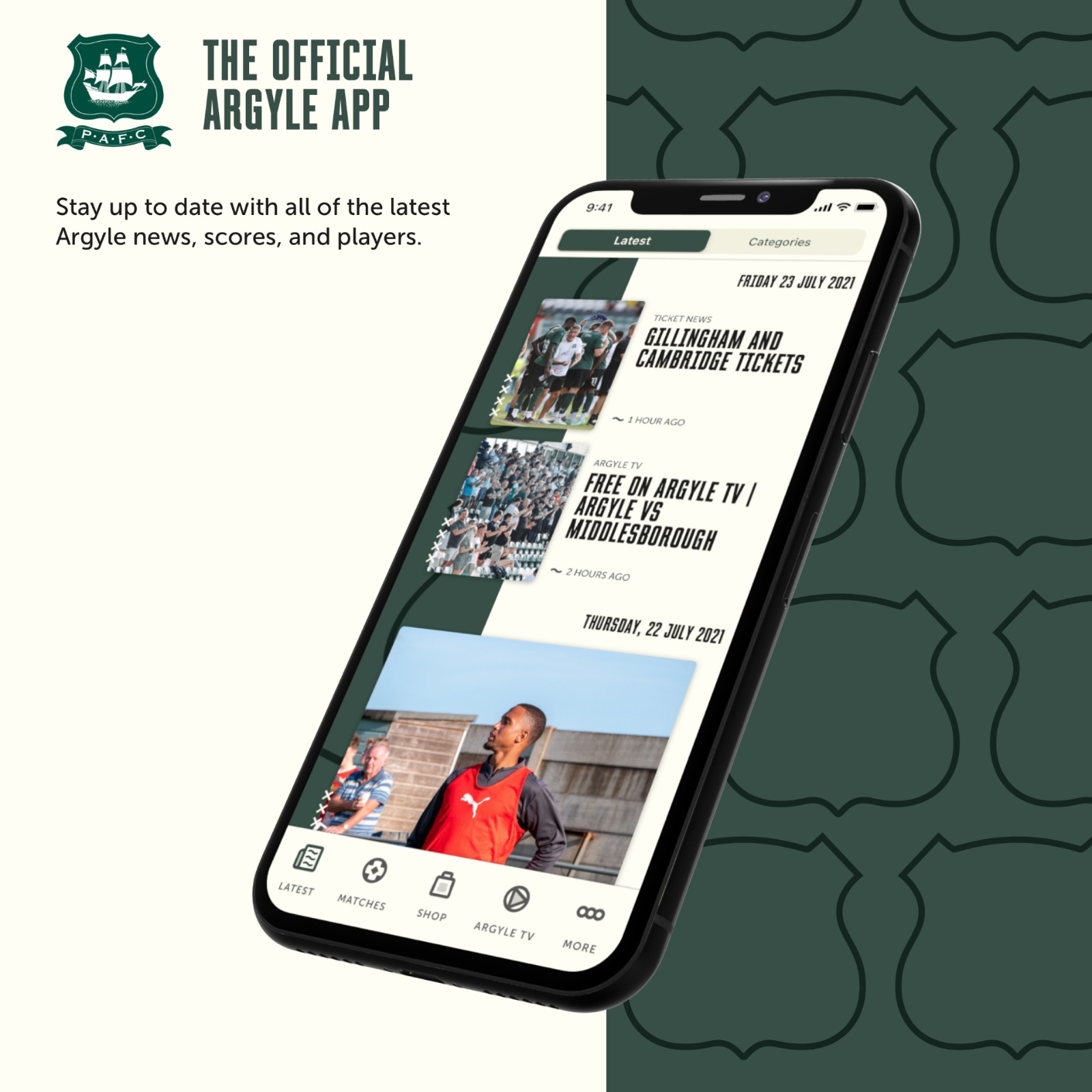 Plymouth Argyle official app