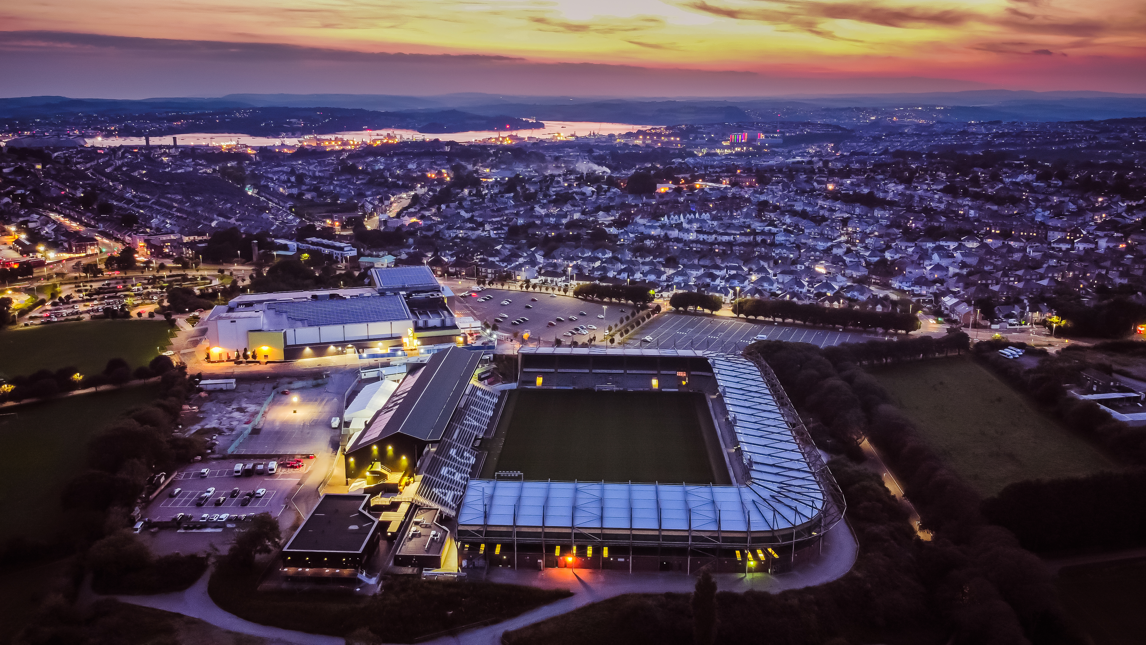 Home Park drone imagery