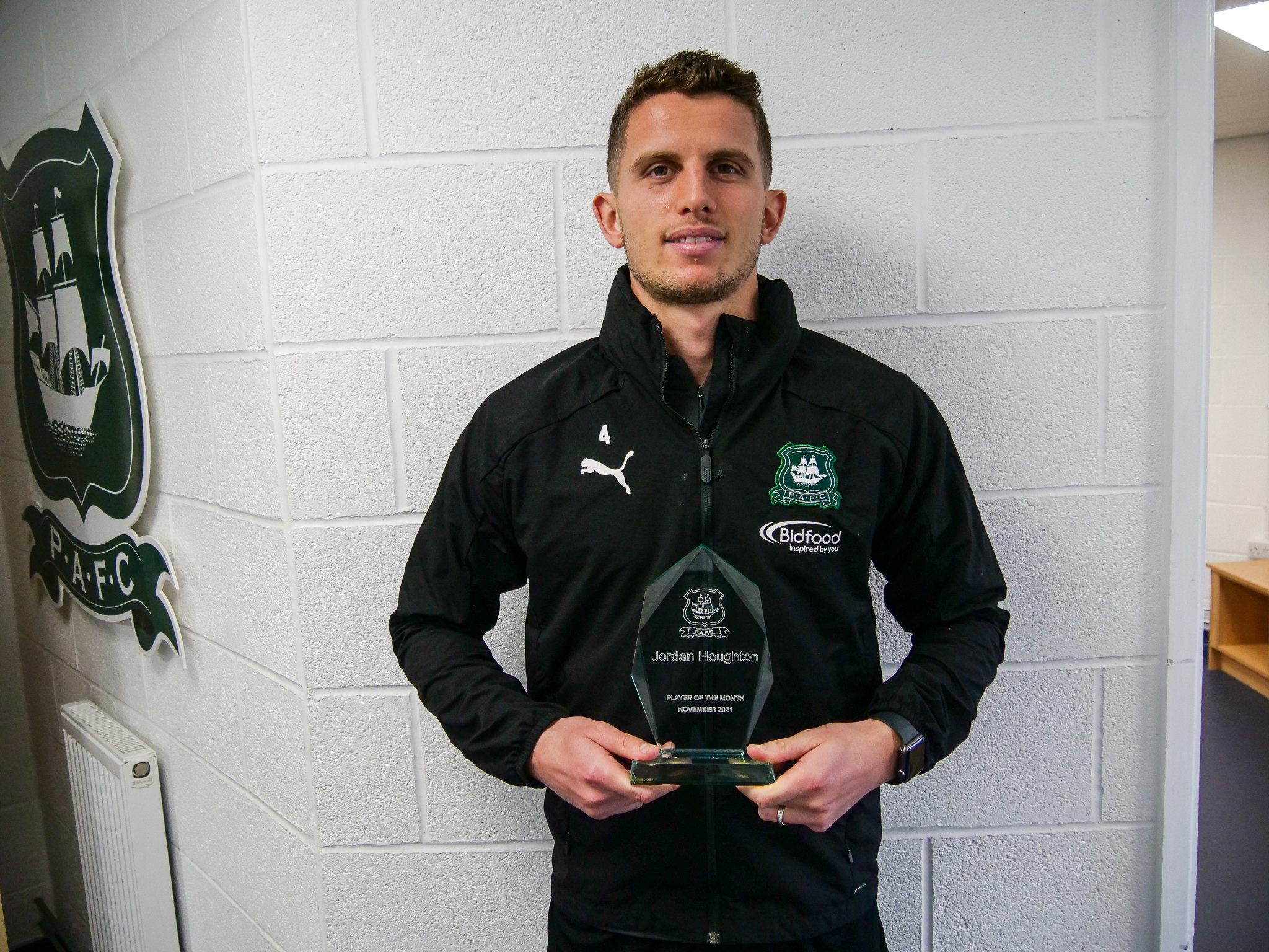 Jordan Houghton player of the month