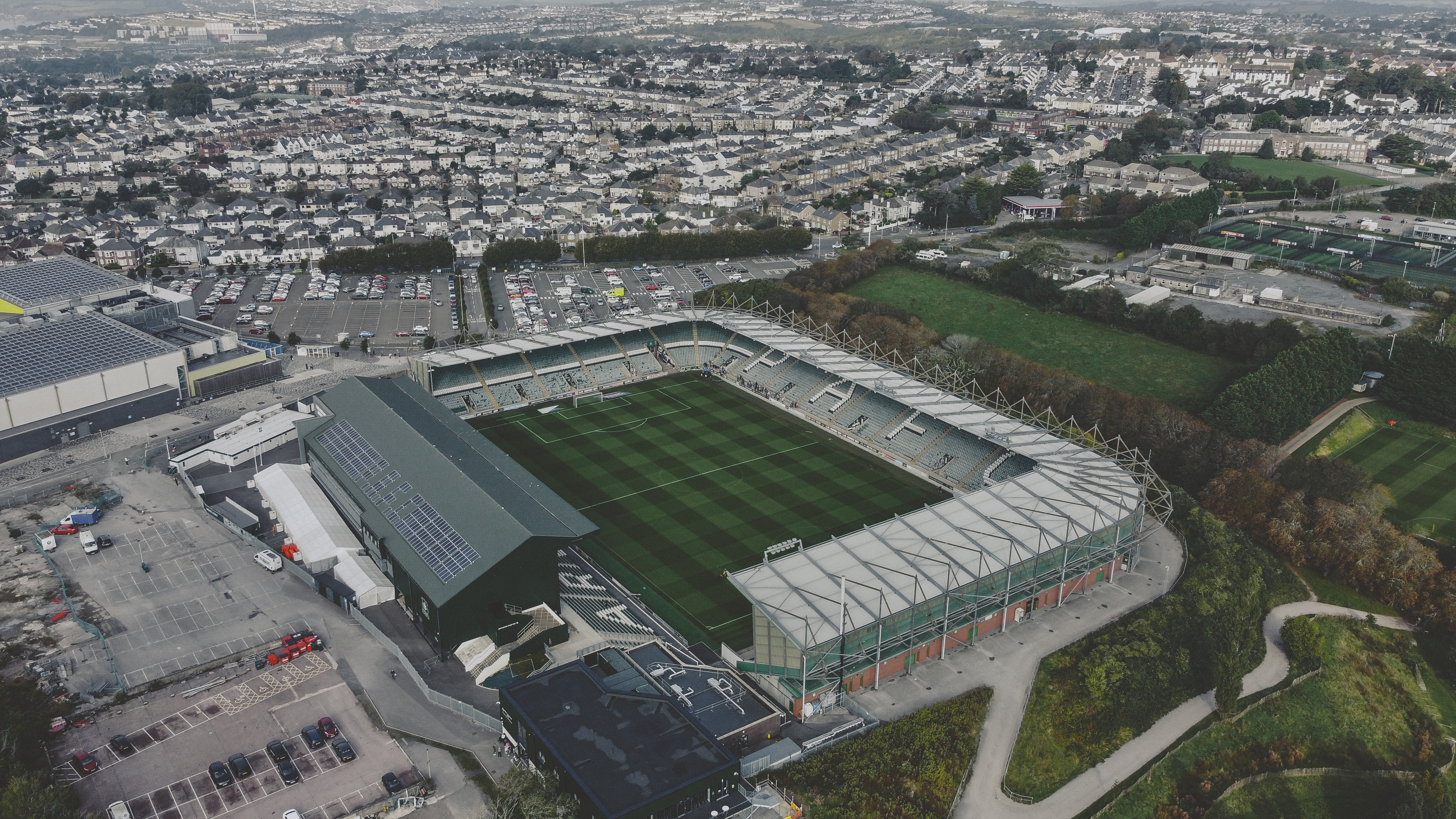 Home Park from above