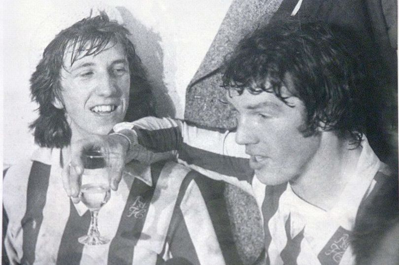 Mariner and Rafferty after sealing promotion