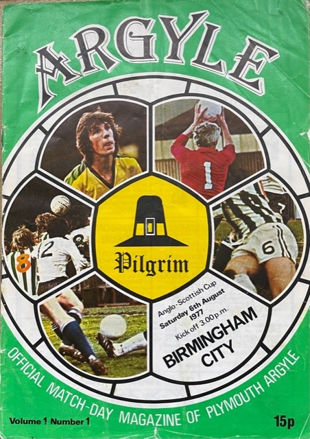 Programme from the Anglo-Scottish Cup