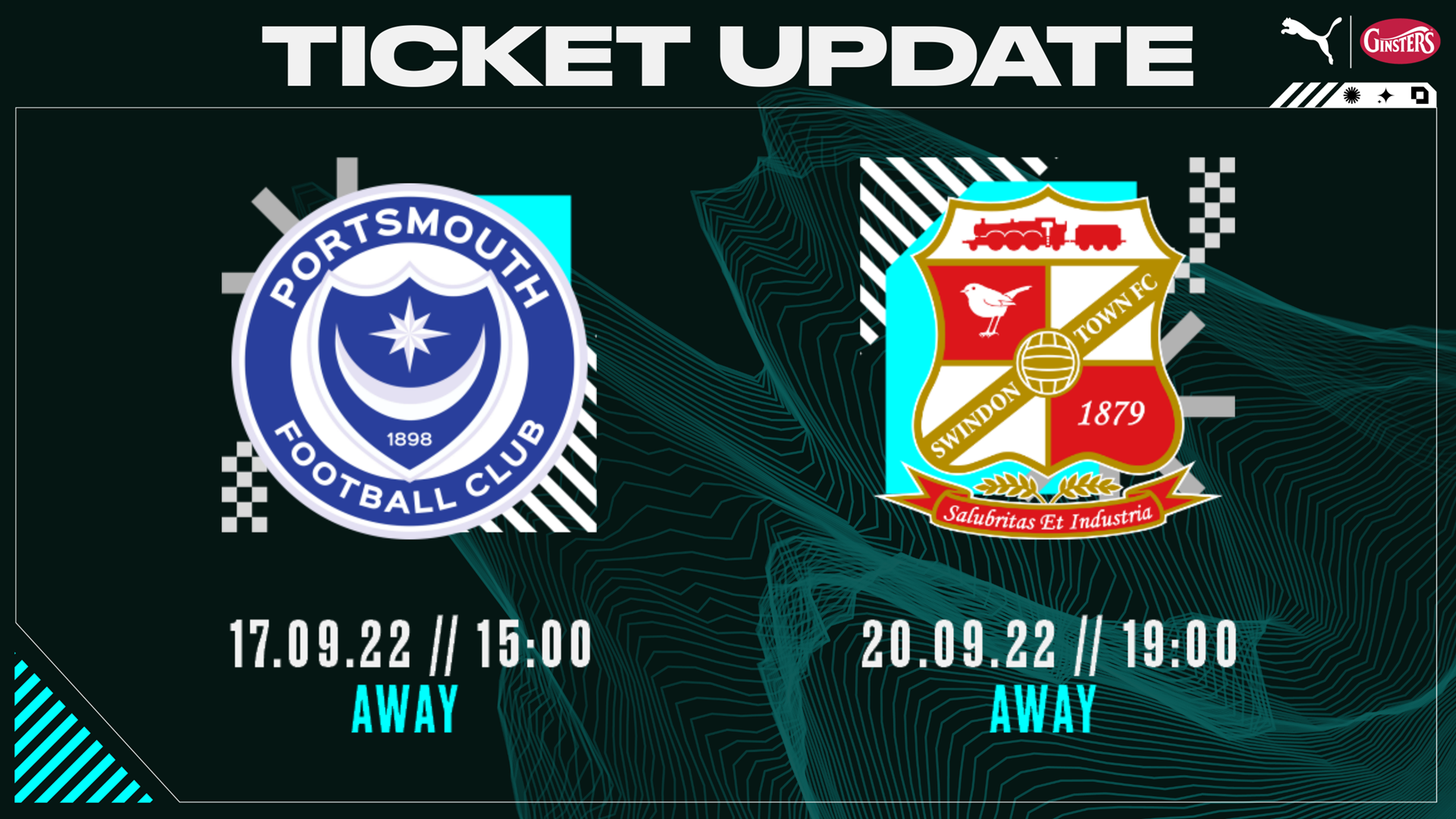 Portsmouth and Swindon Tickets
