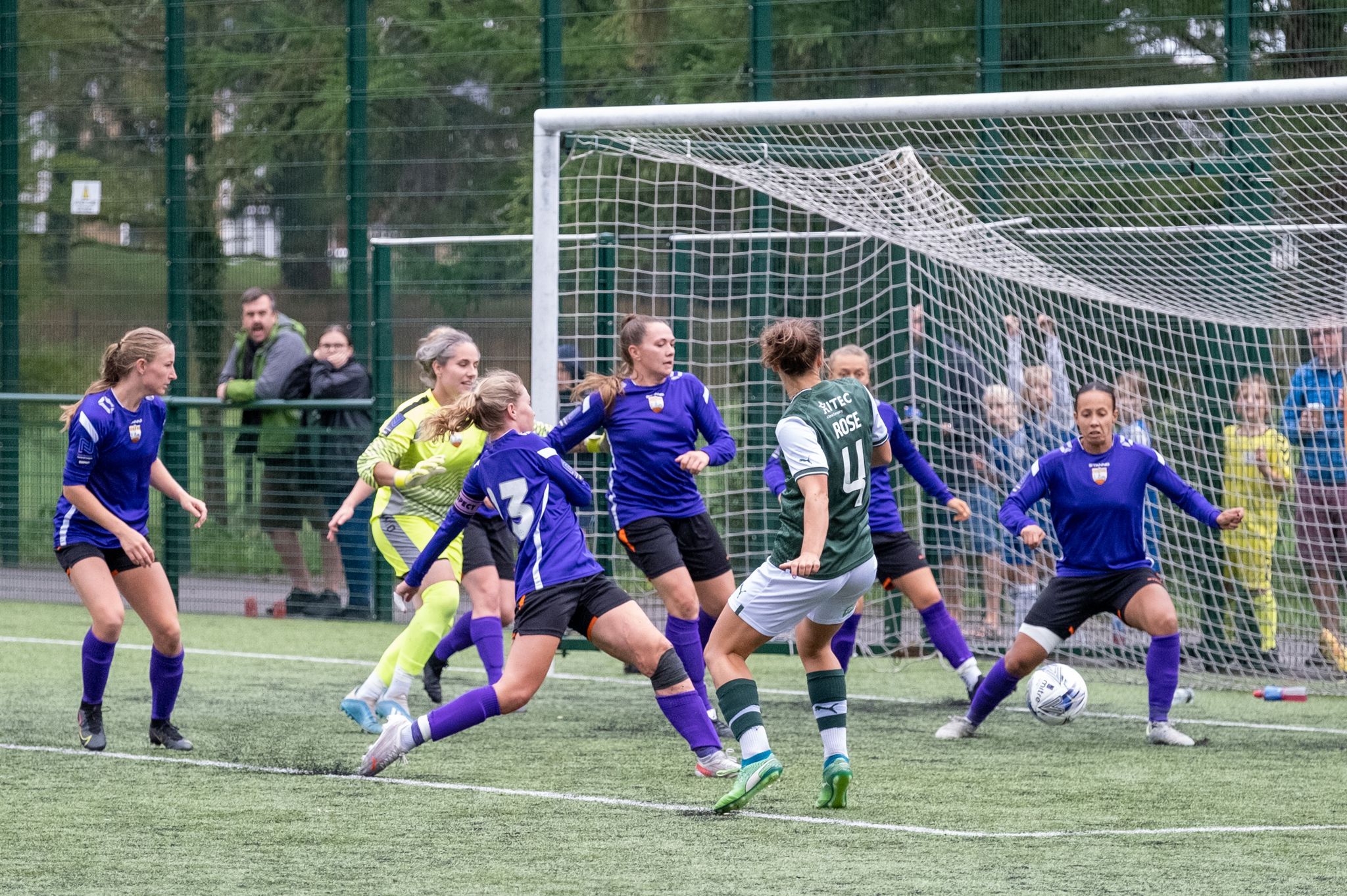 Action from Argyle Women v London Bees