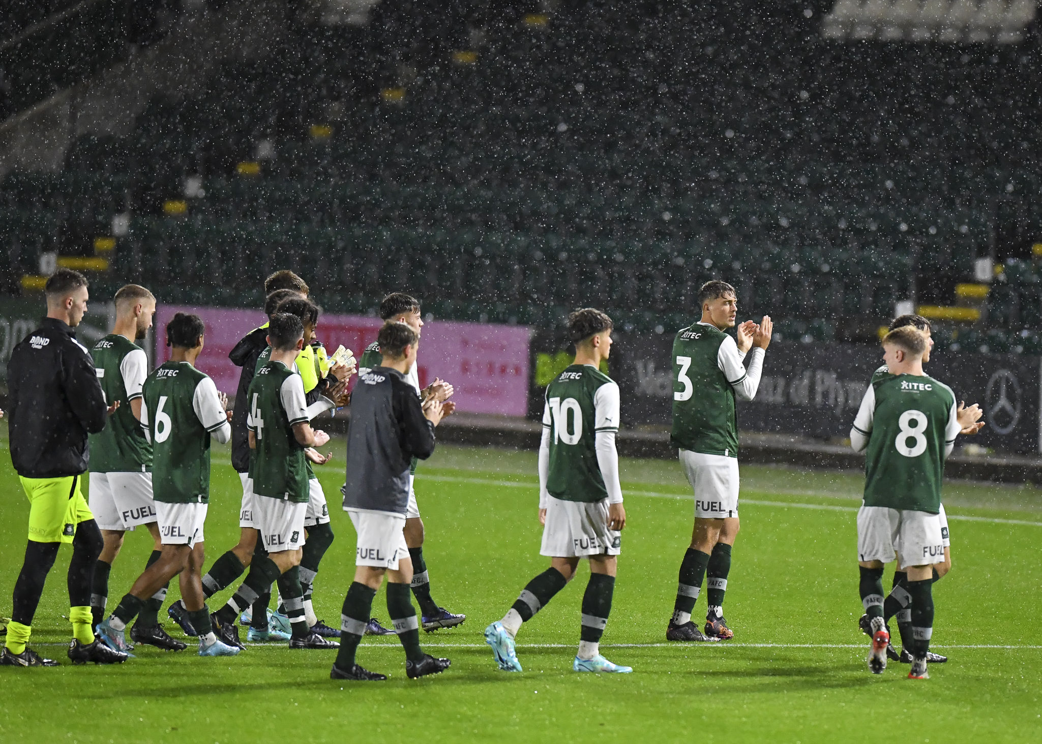 Argyle Academy applaud fans as game is postponed