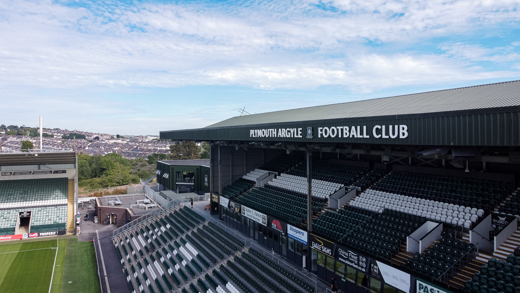 Home Park from above