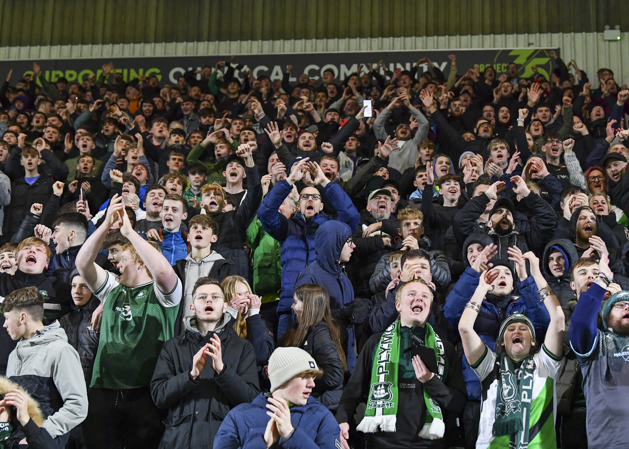 Supporters at Home Park
