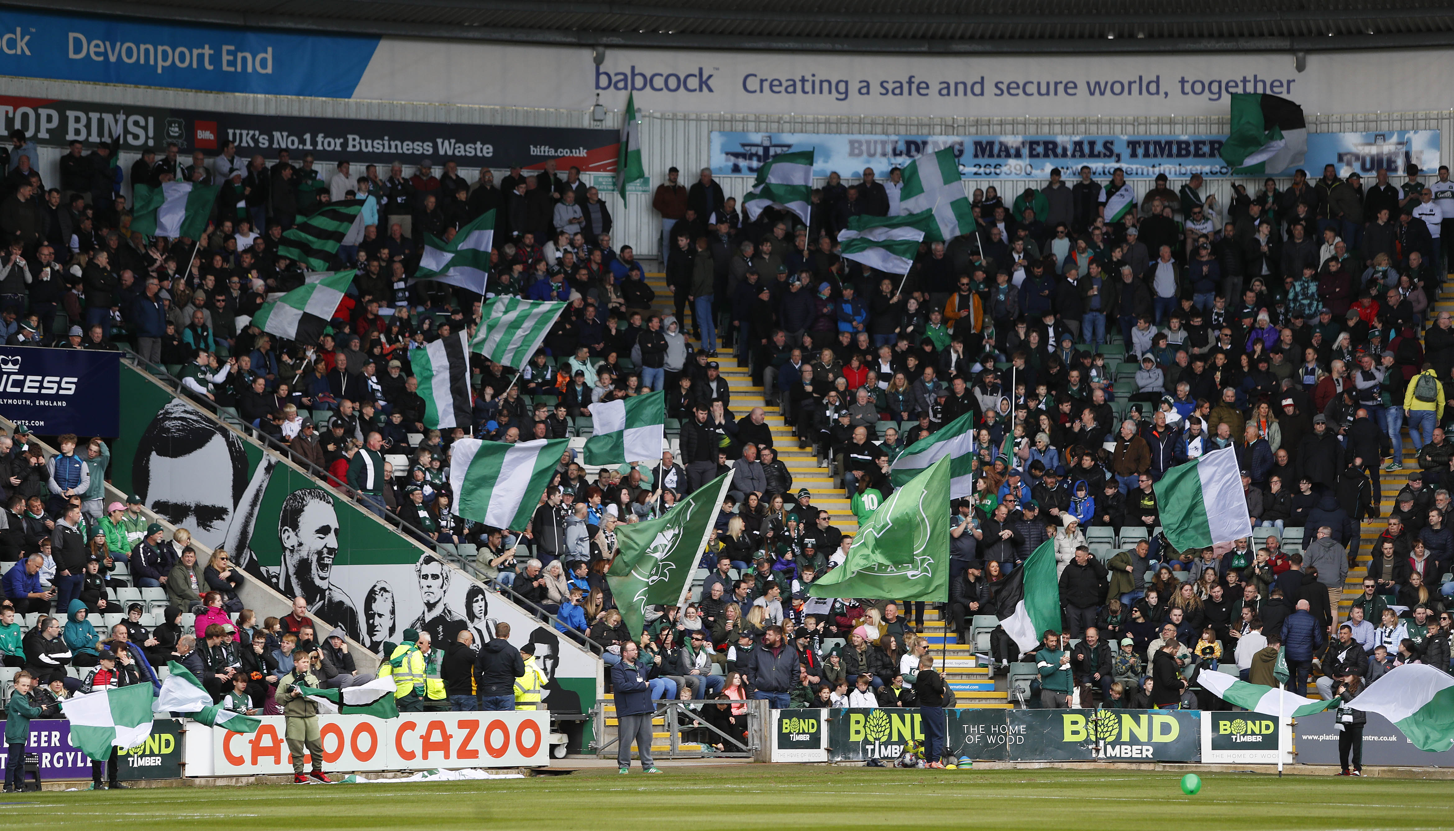 Flags at Home Park