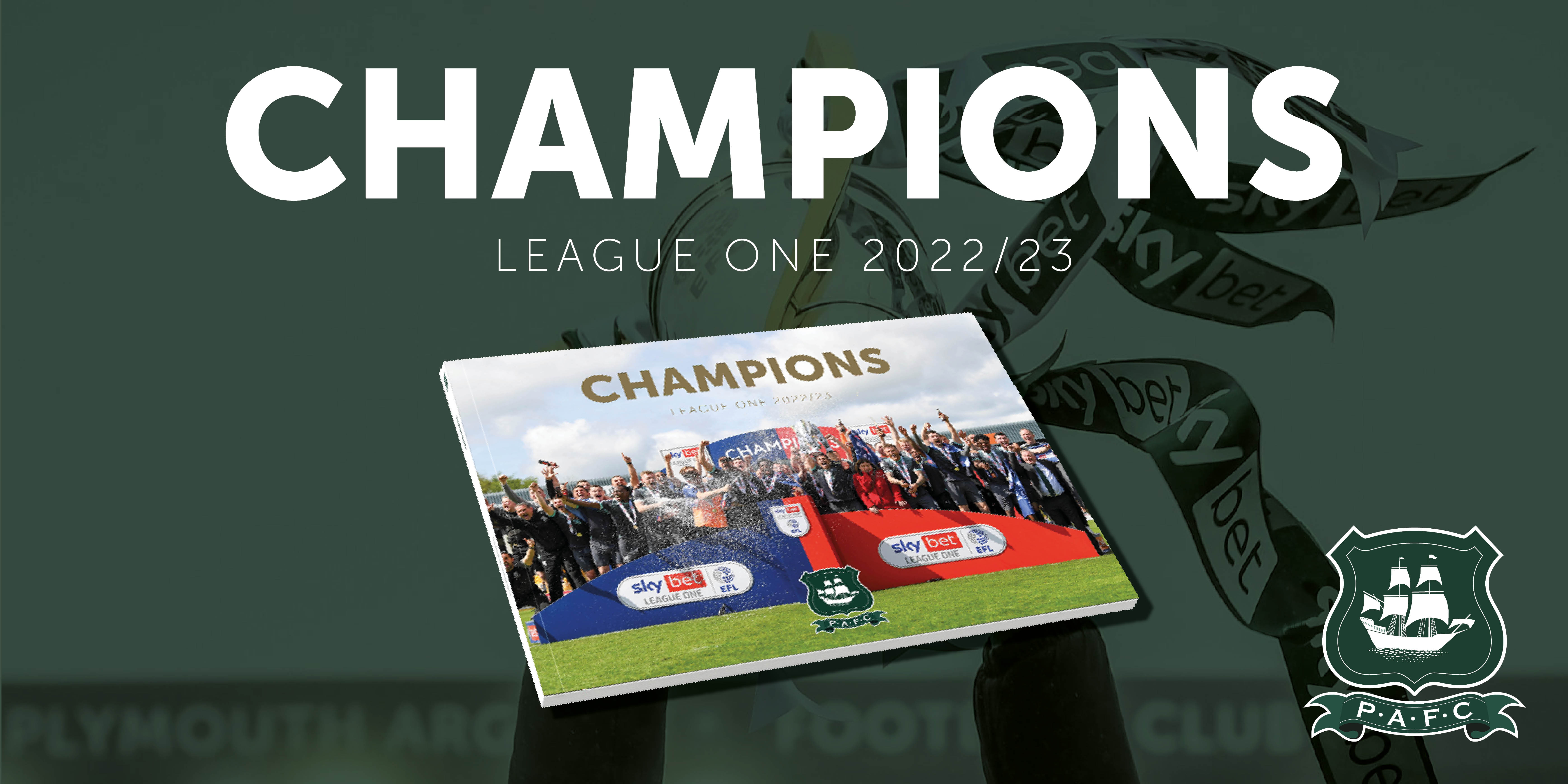 Plymouth Argyle The Champions 22/23 Poster