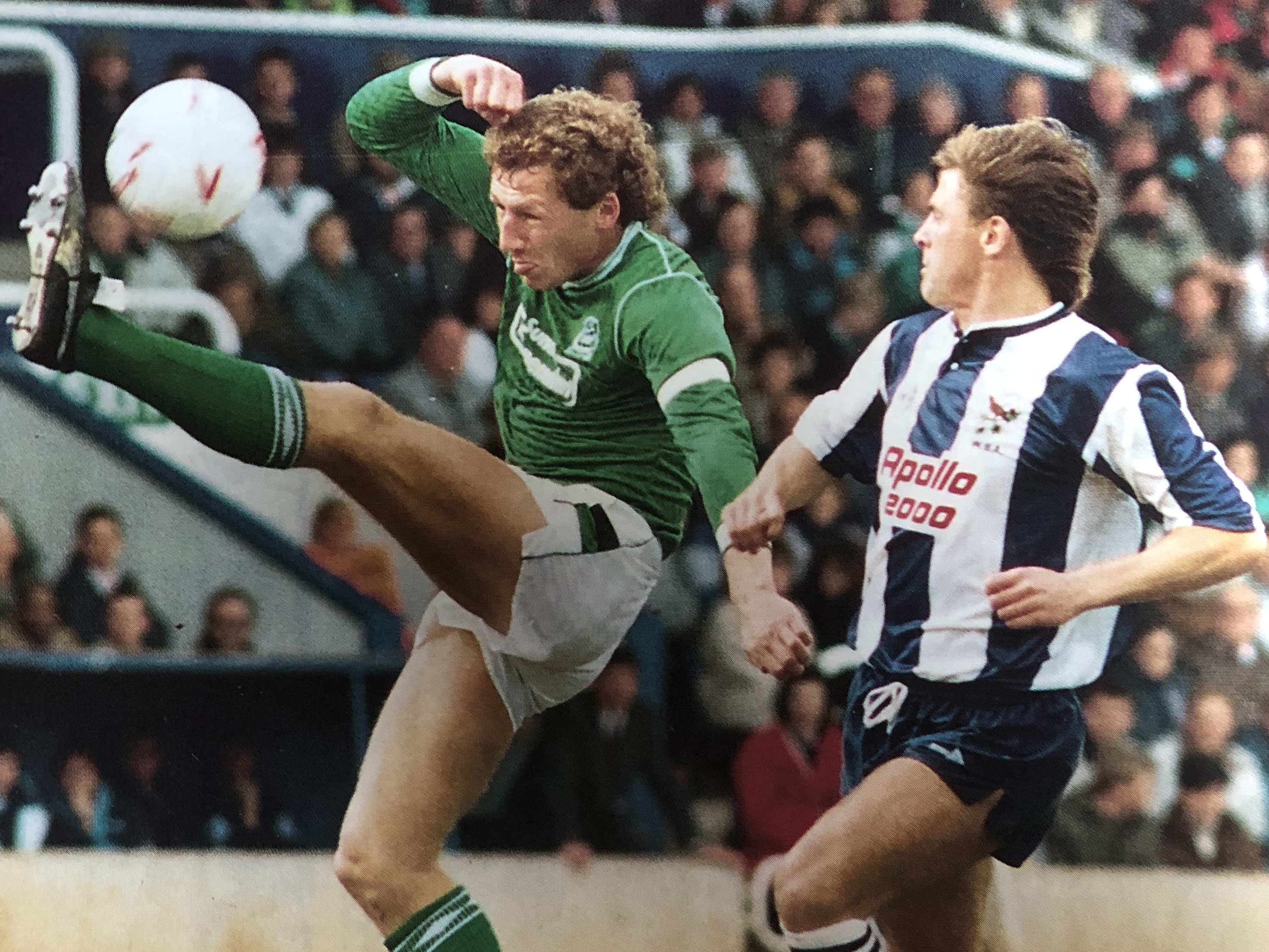 Nicky Marker playing against West Bromwich Albion