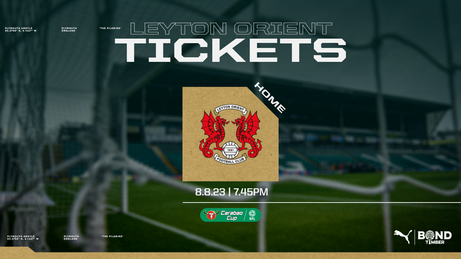 Leyton Orient Tickets