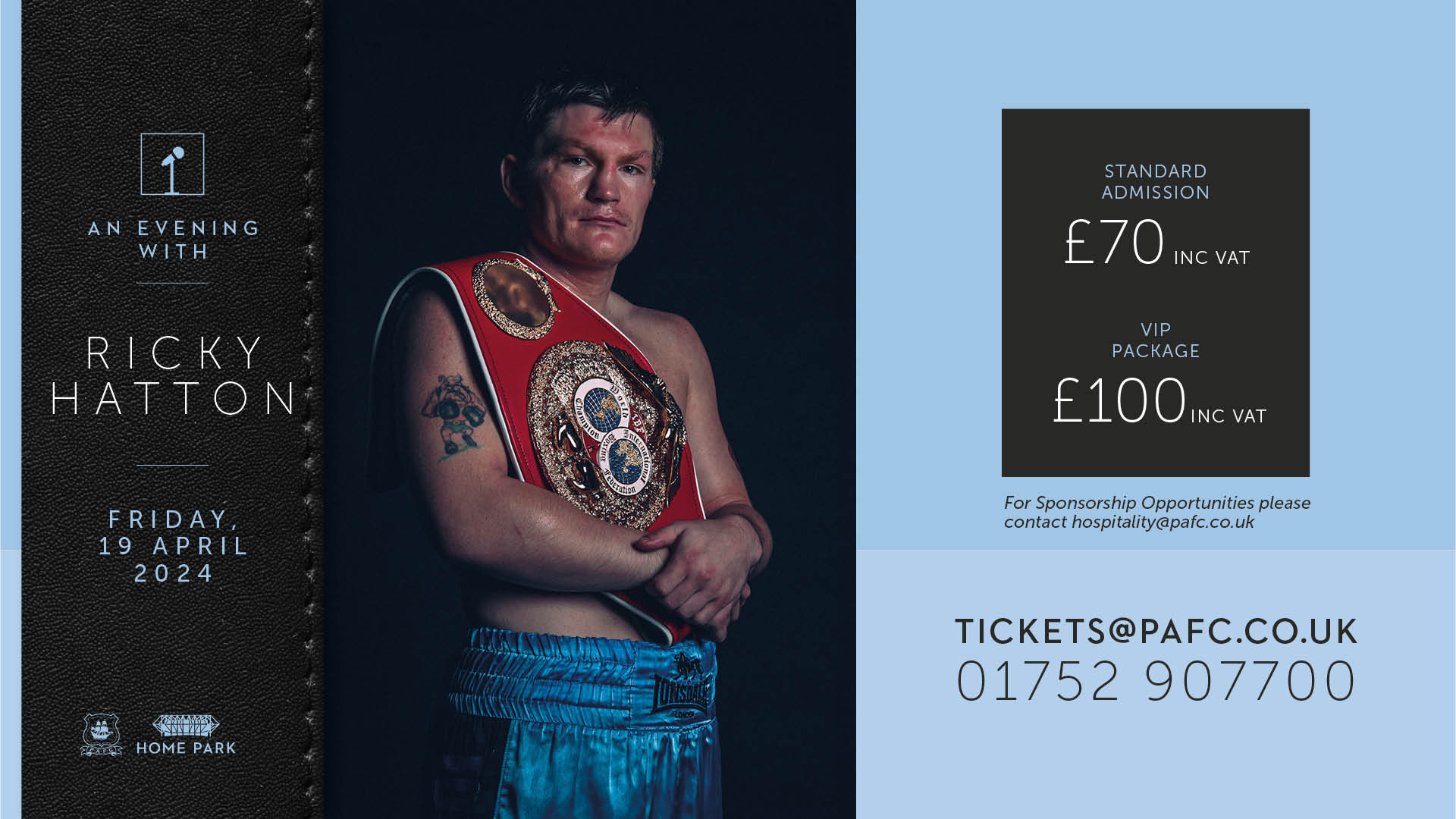 An evening with Ricky Hatton