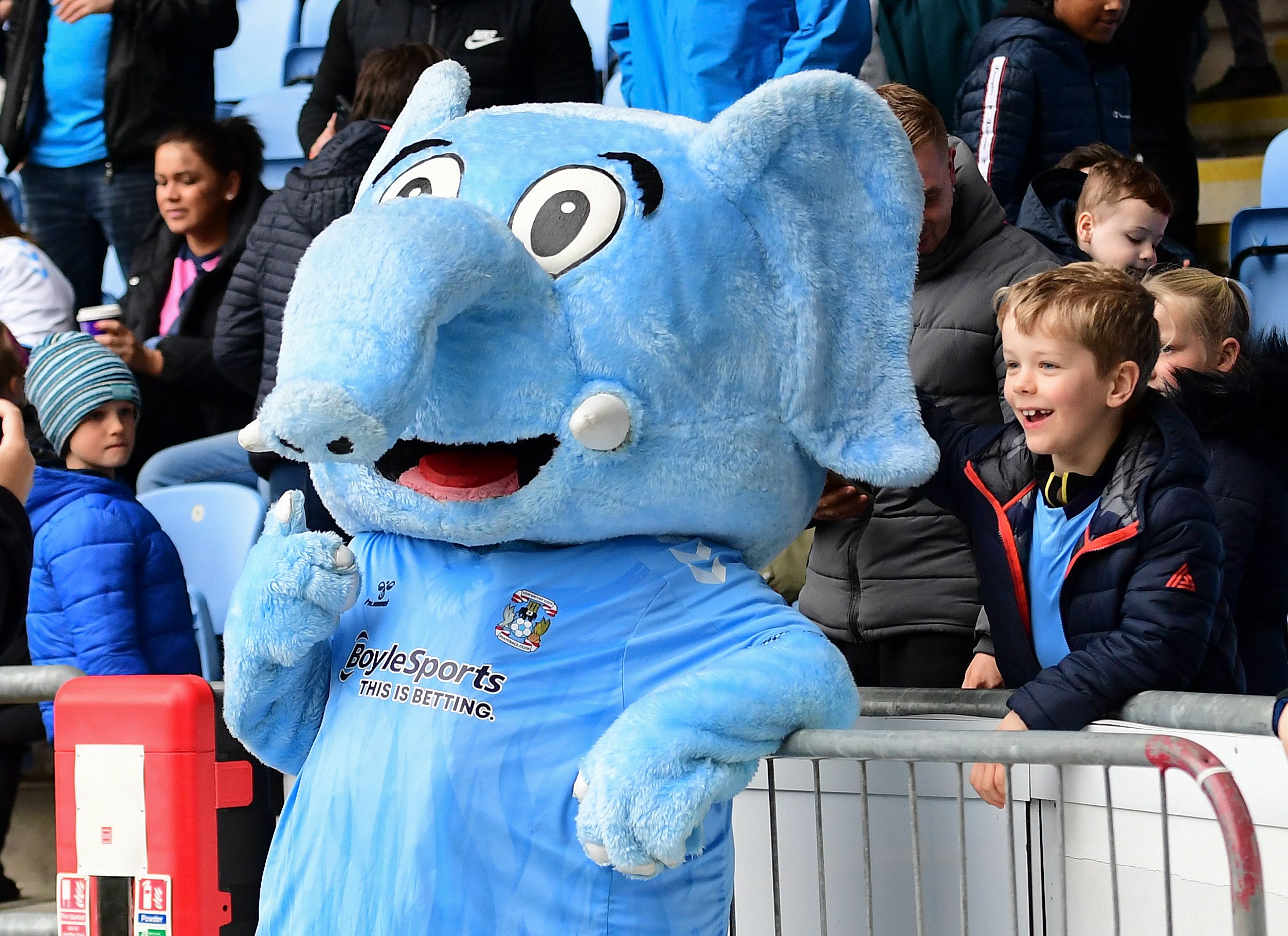 Coventry City mascot, Sky Blue Sam