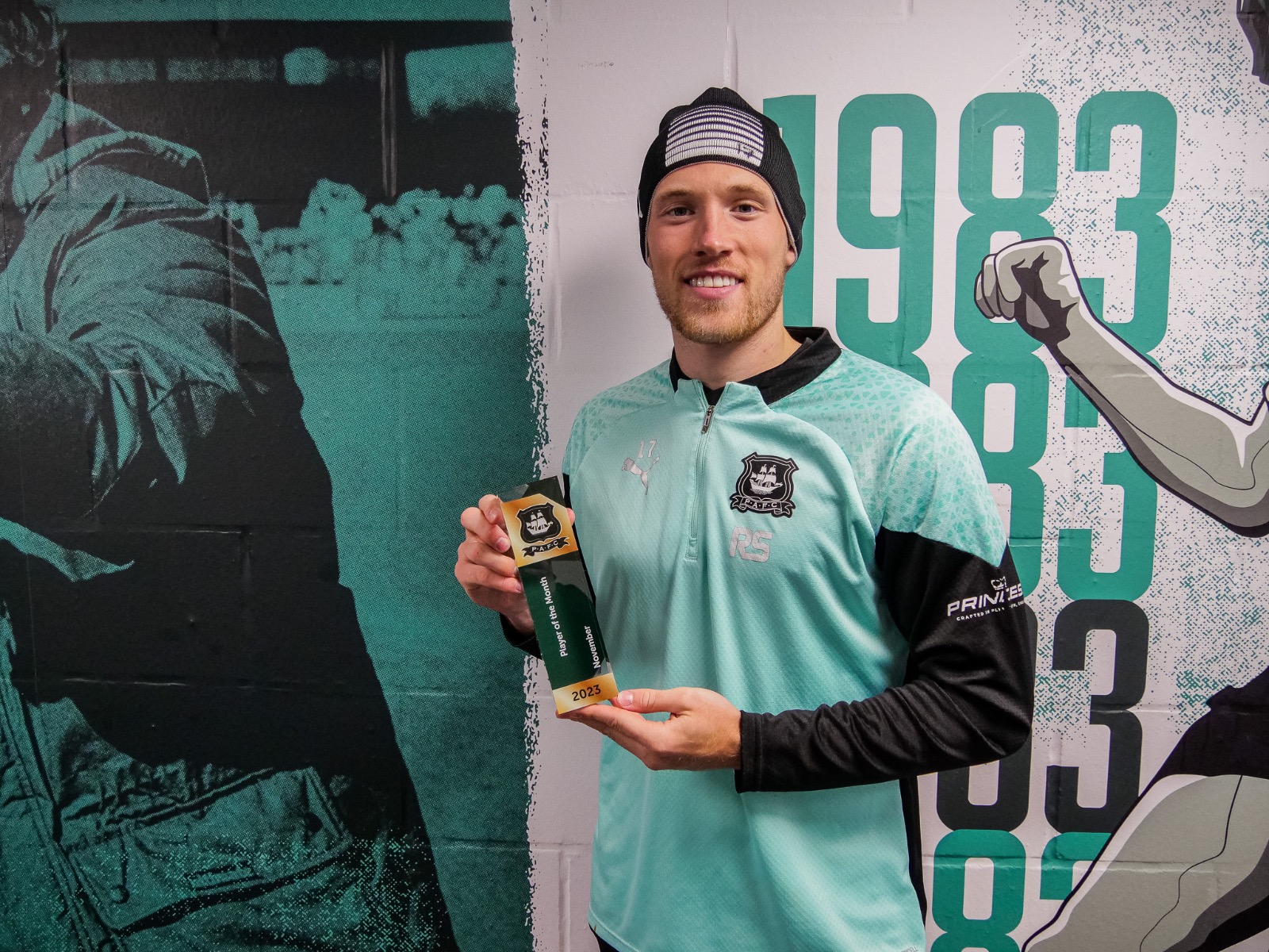 Lewis Gibson player of the month