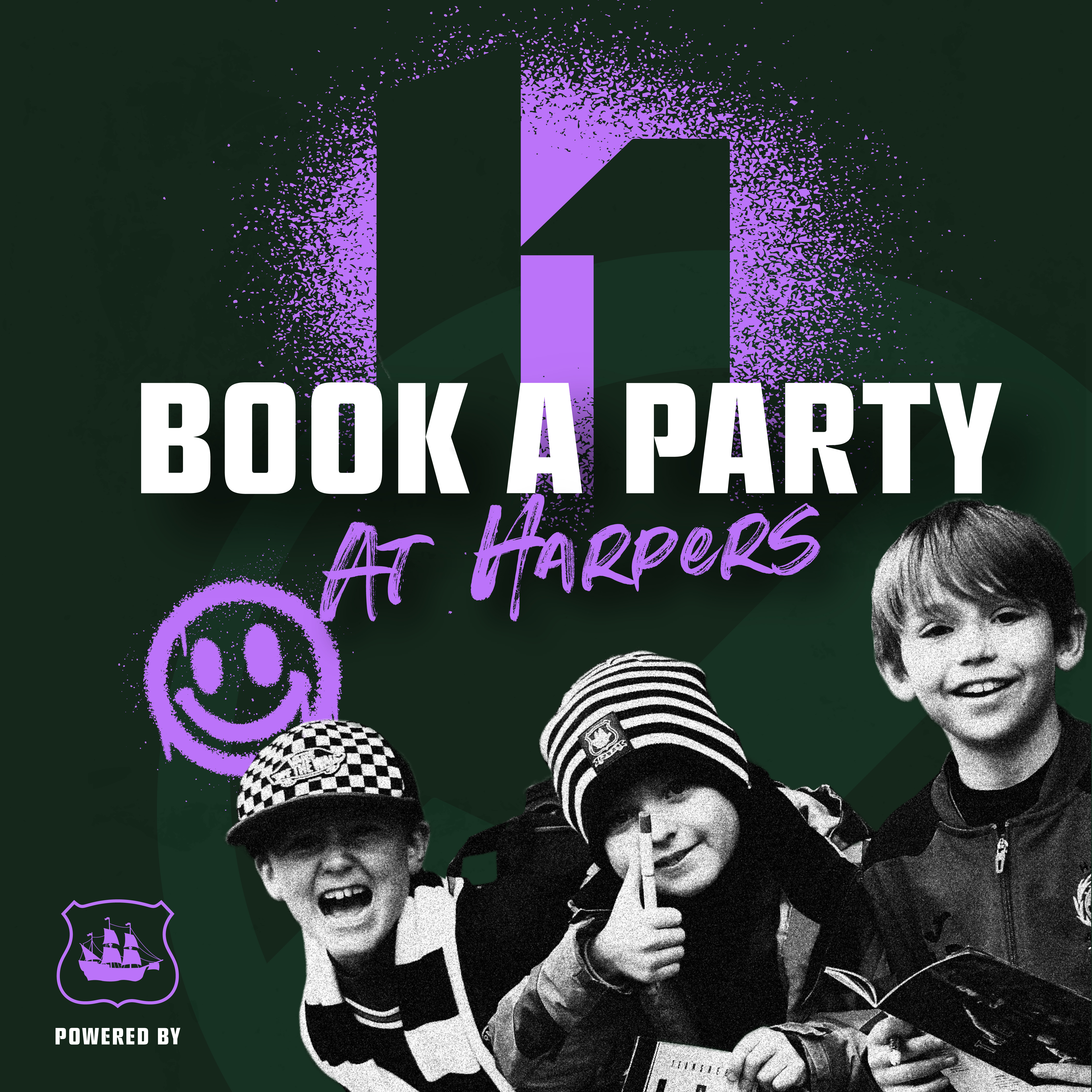 Book a Party at Harpers