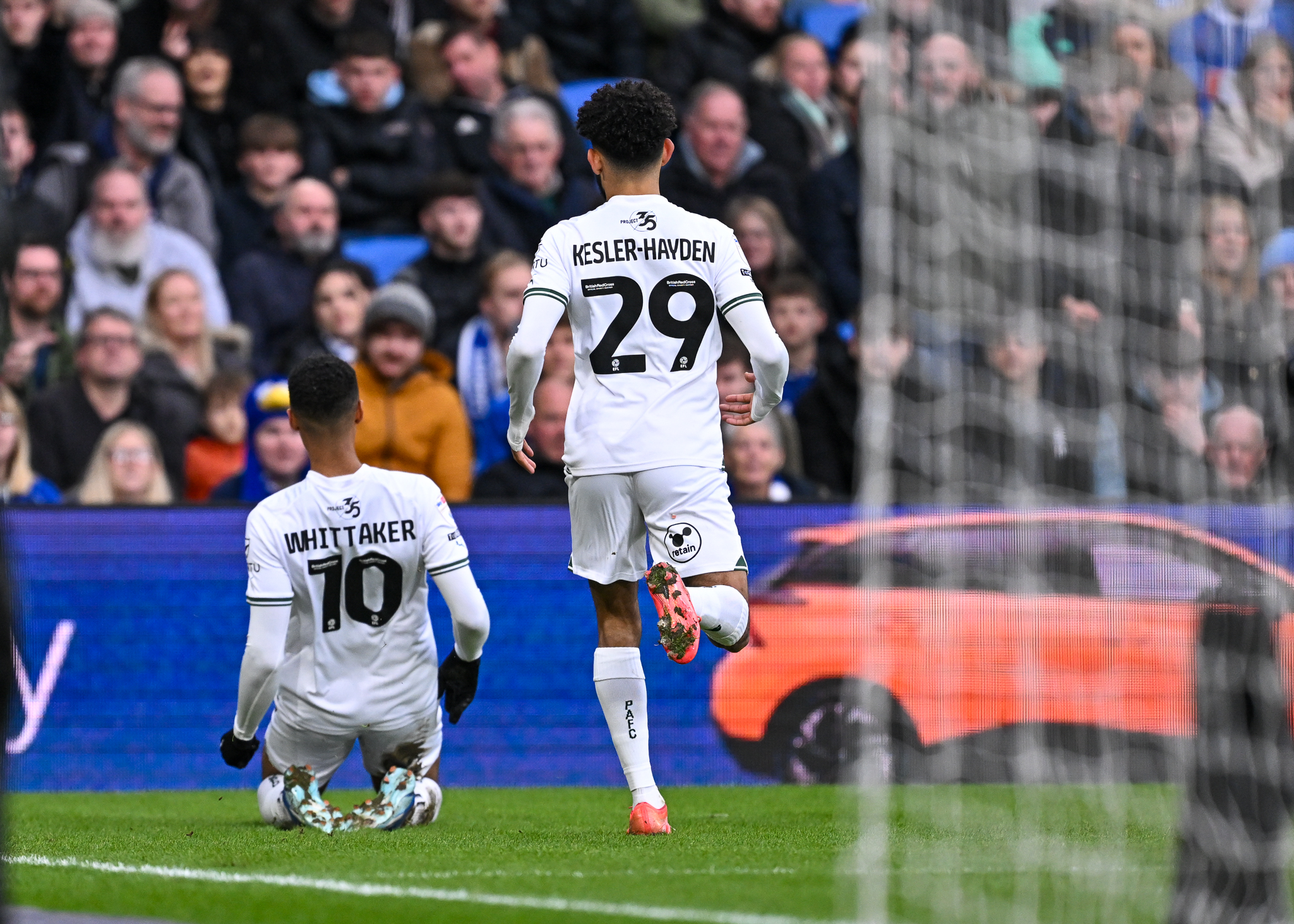 Morgan Whittaker celebrates