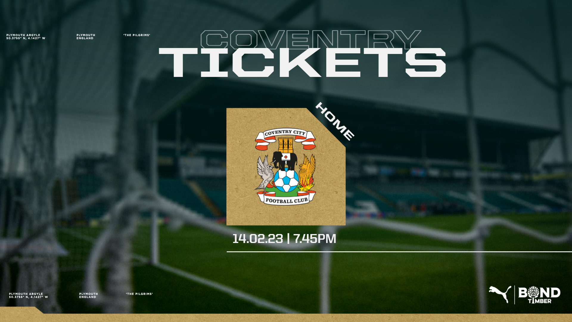 Coventry City Tickets