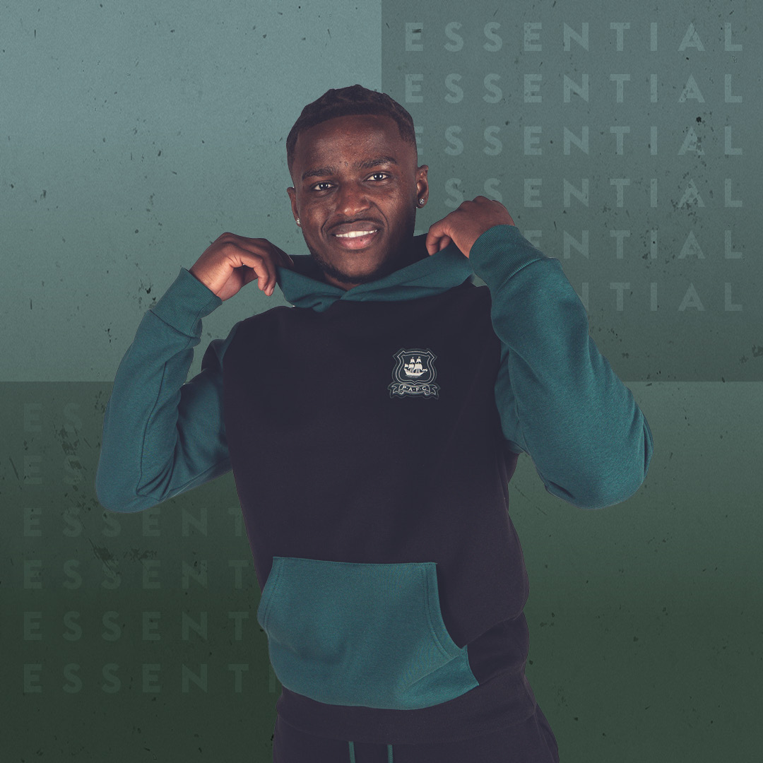 Bali Mumba modelling a new hoody from the Argyle Essential Collection 2024