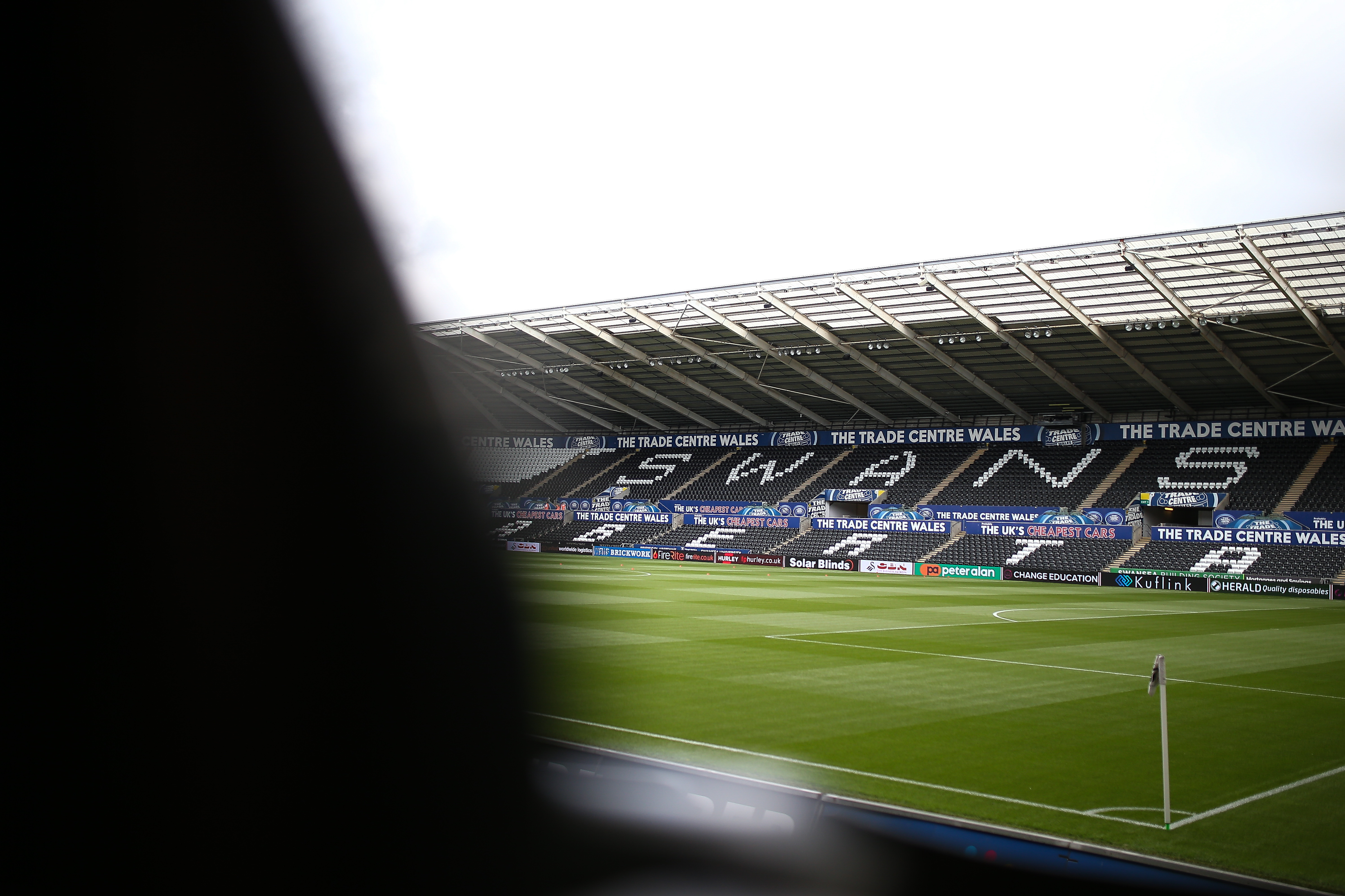 An empty Swansea.com Stadium