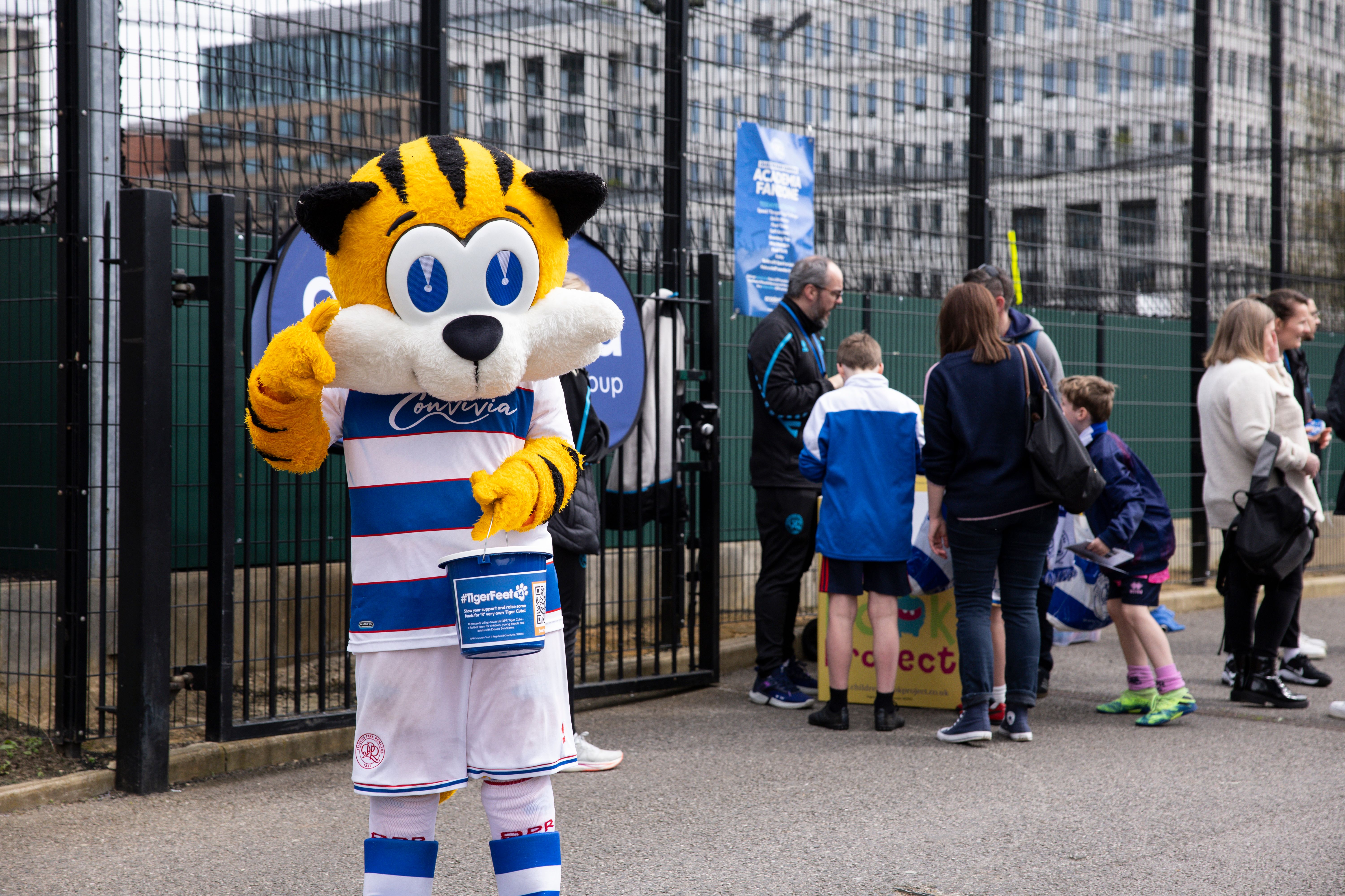 Sparks the QPR mascot