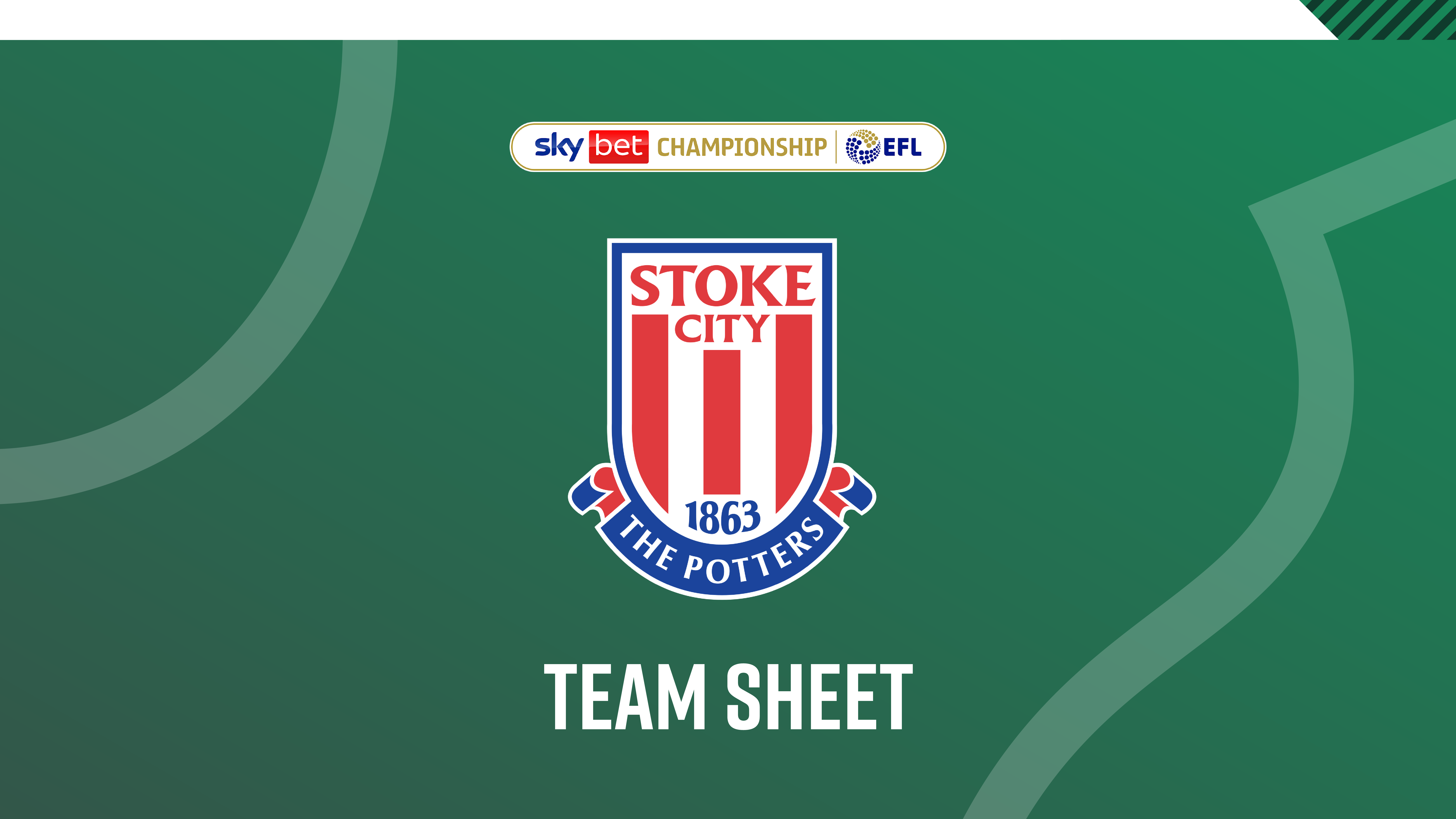 Stoke Team Sheet