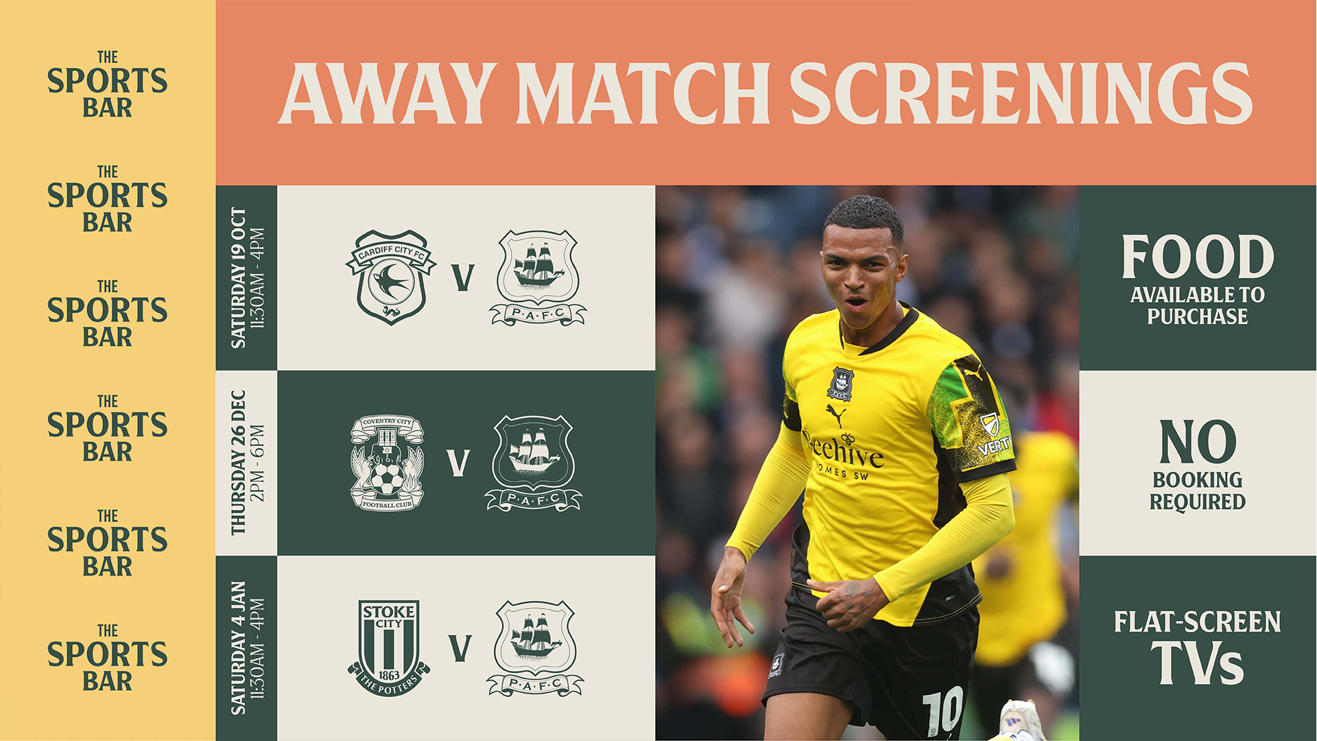 Away Match Screenings