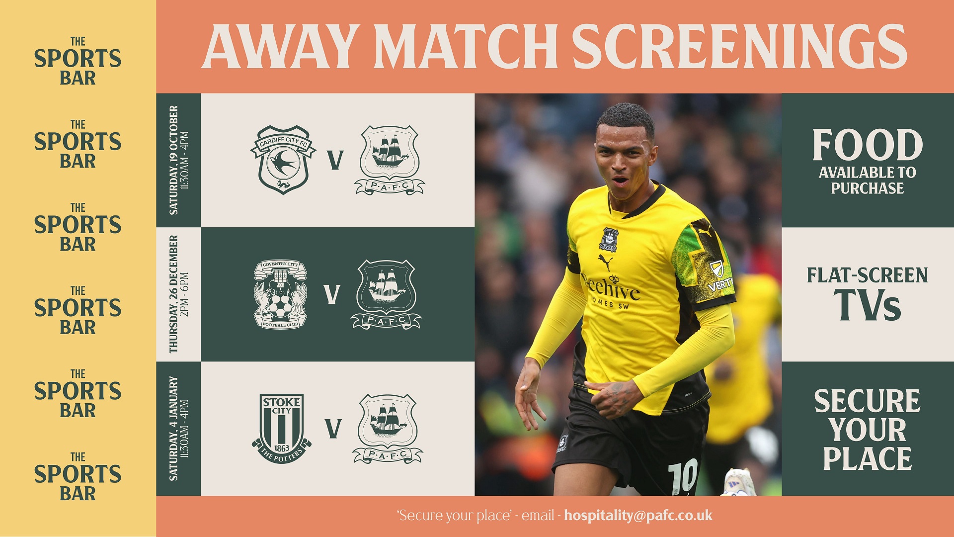 Away Match Screenings