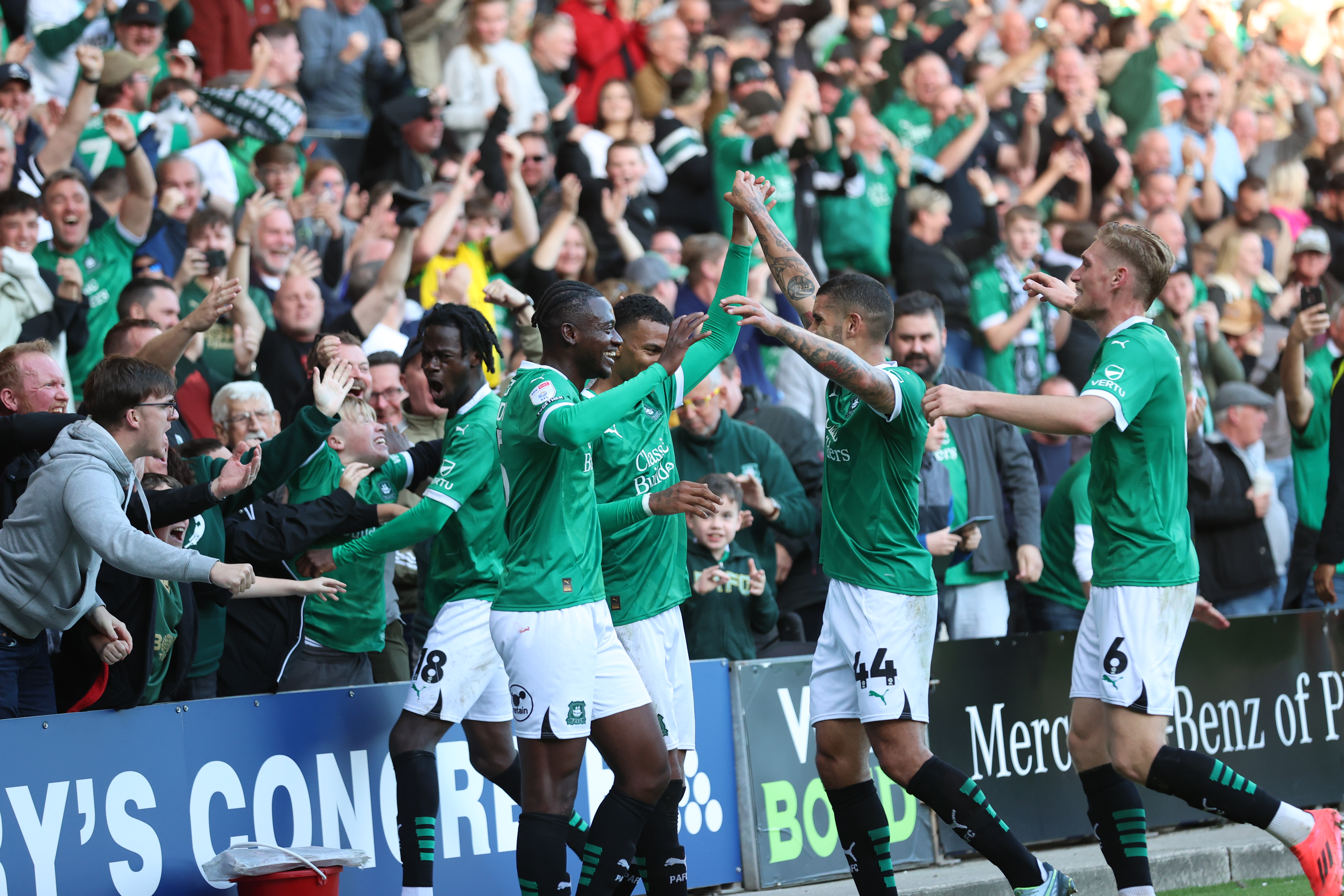 Argyle players celebrating