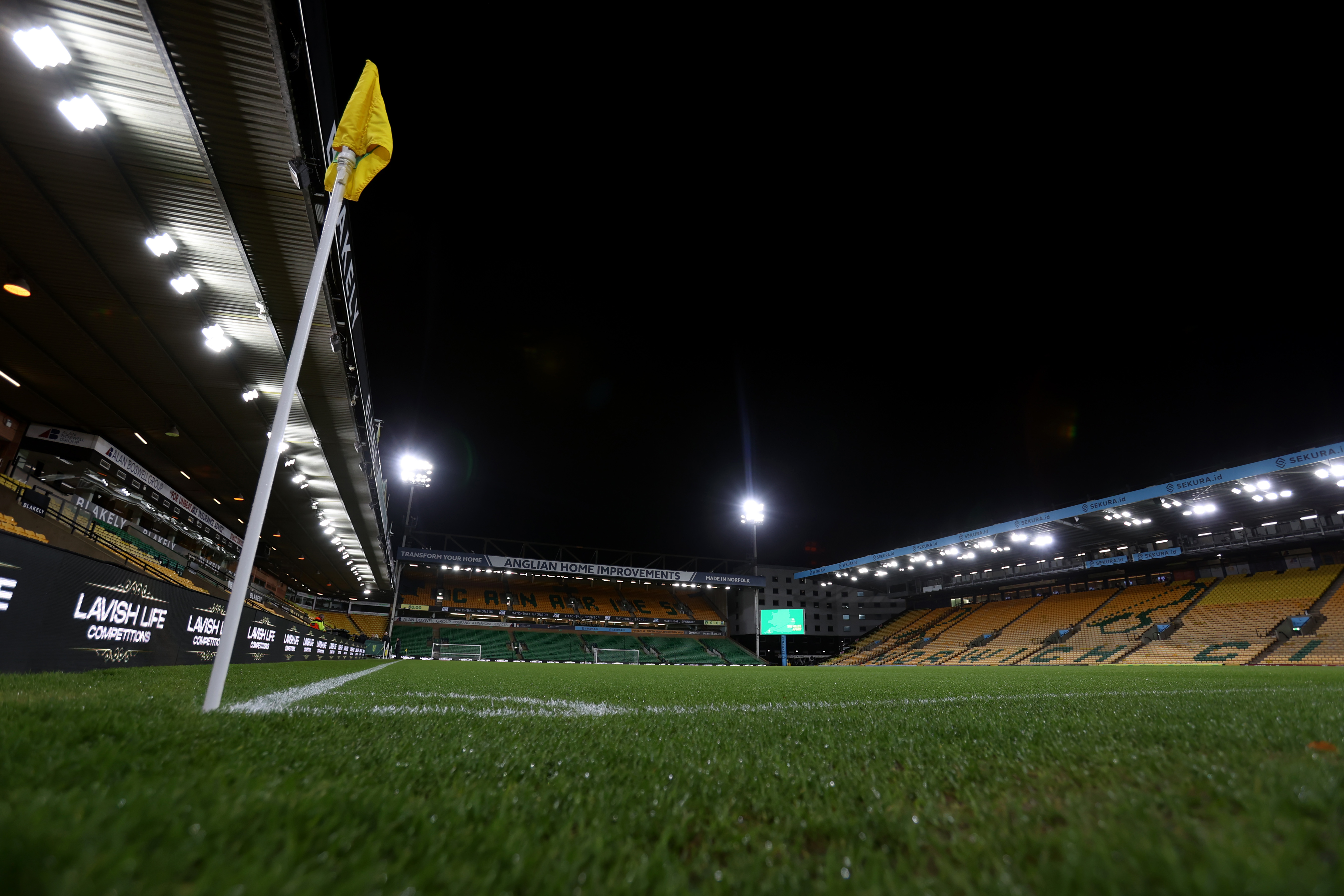 General view of Carrow Road Stadium