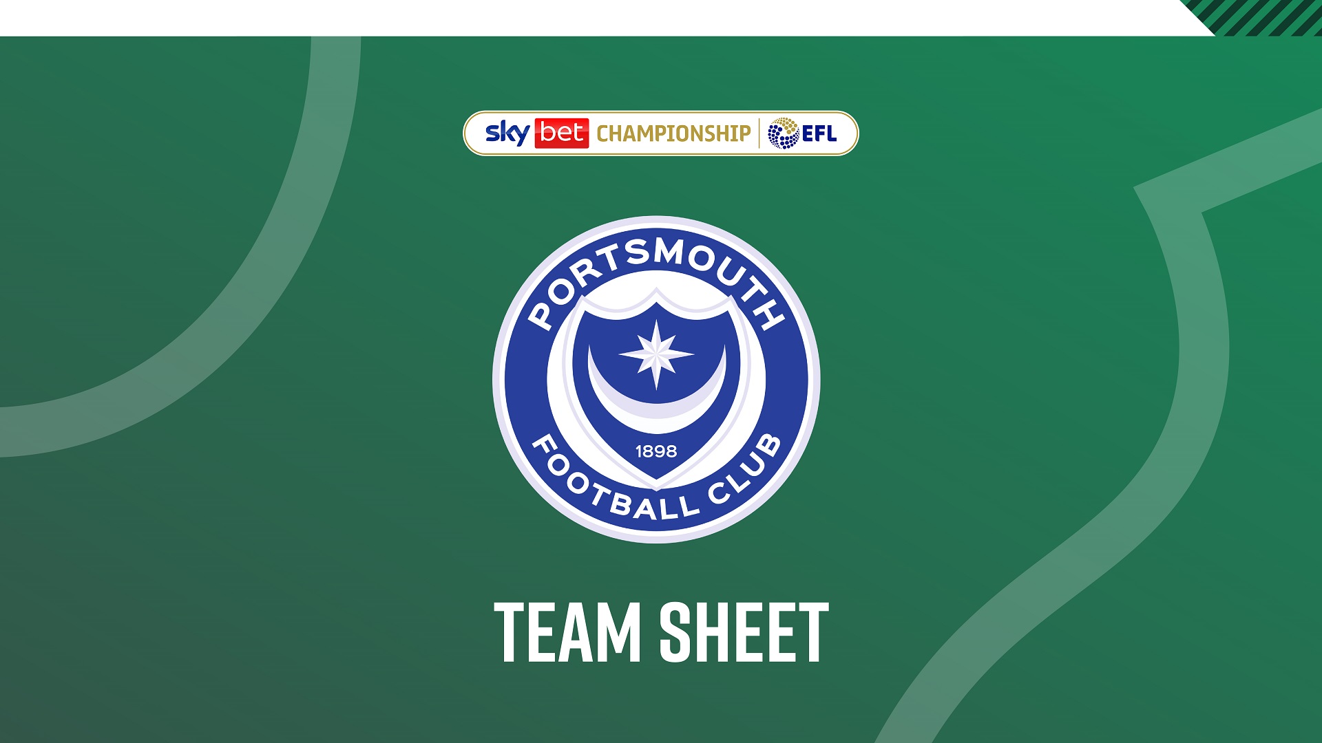 Portsmouth Teamsheet