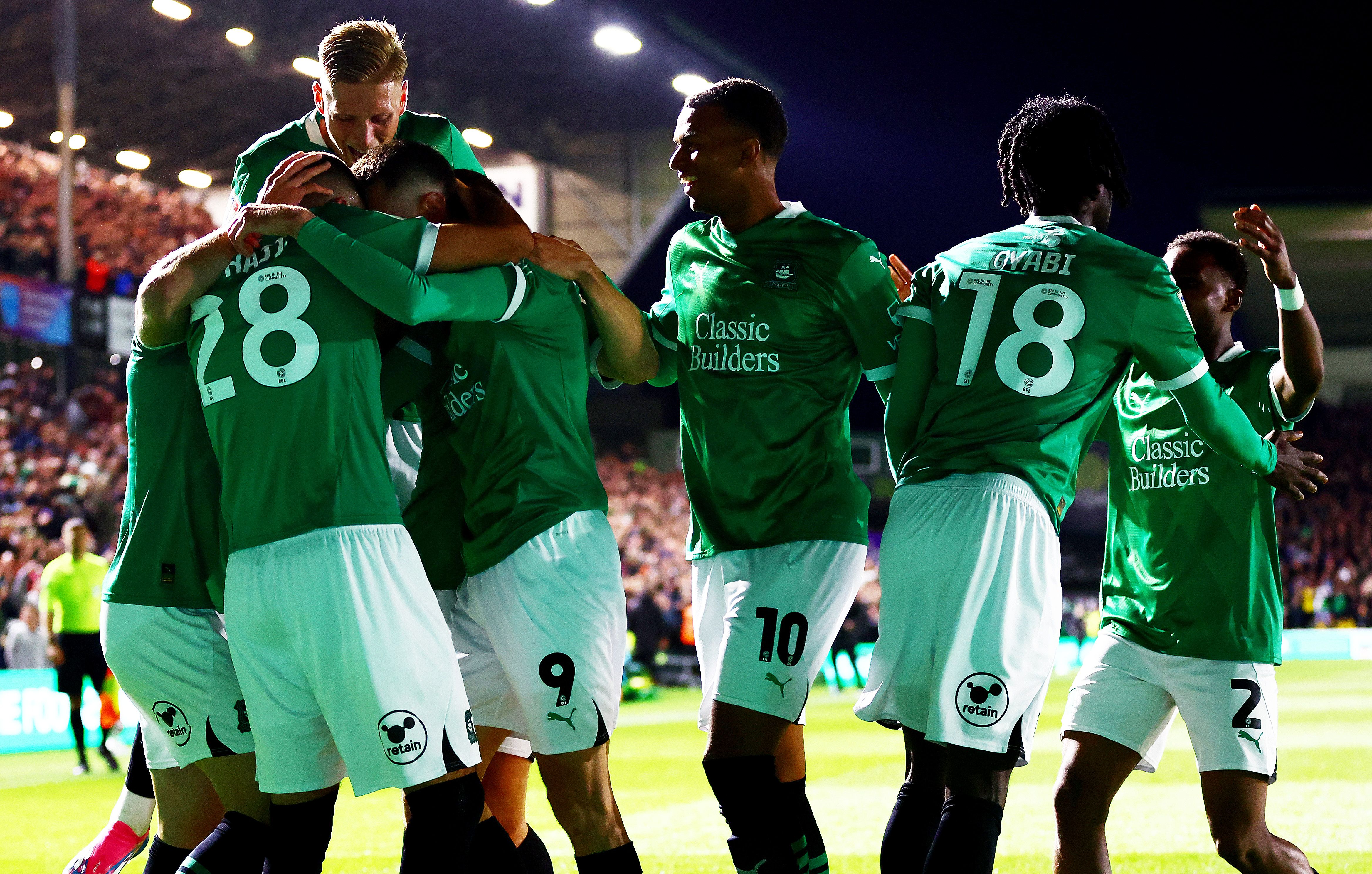 Argyle players celebrating