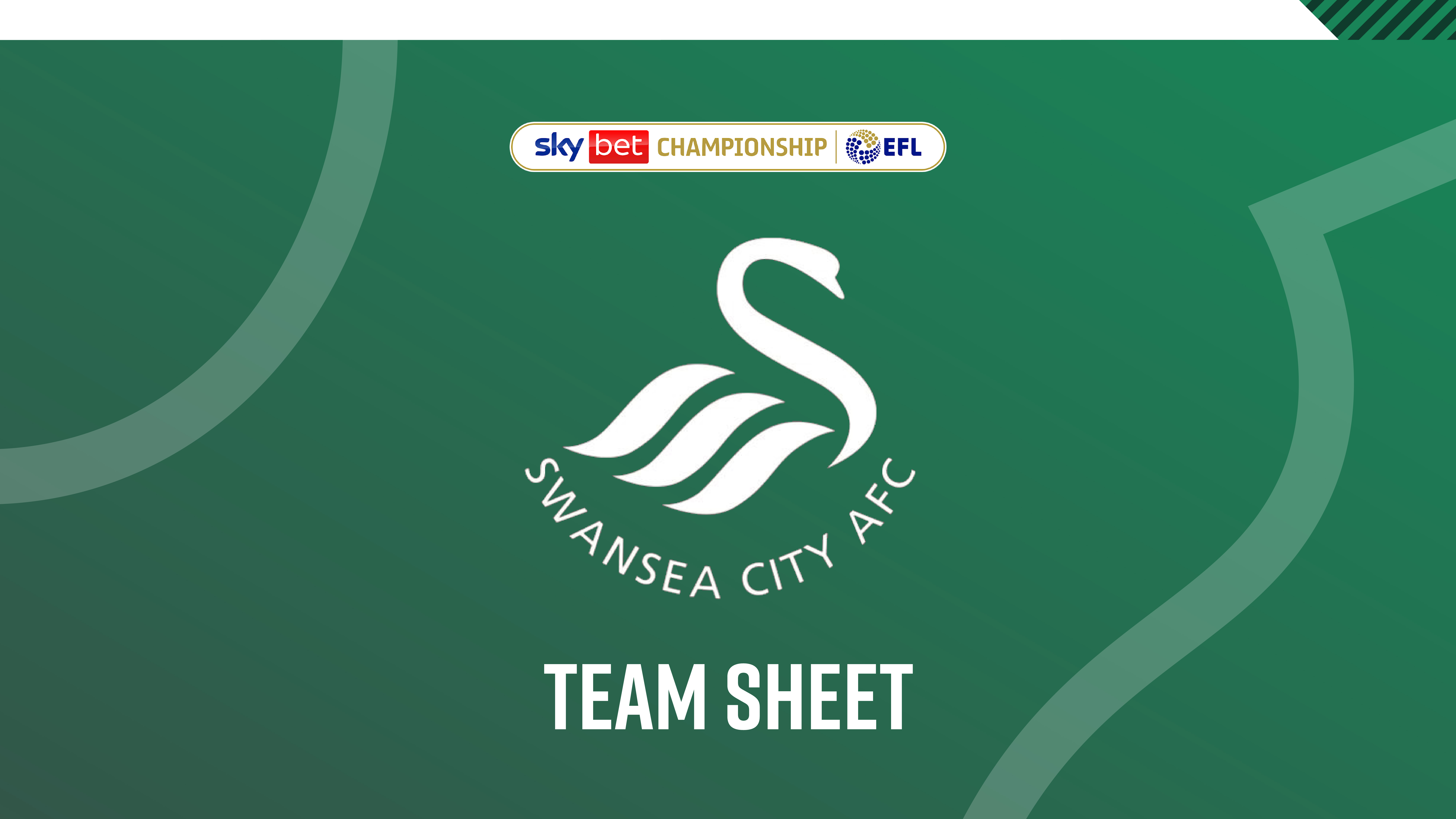 Swansea Teamsheet