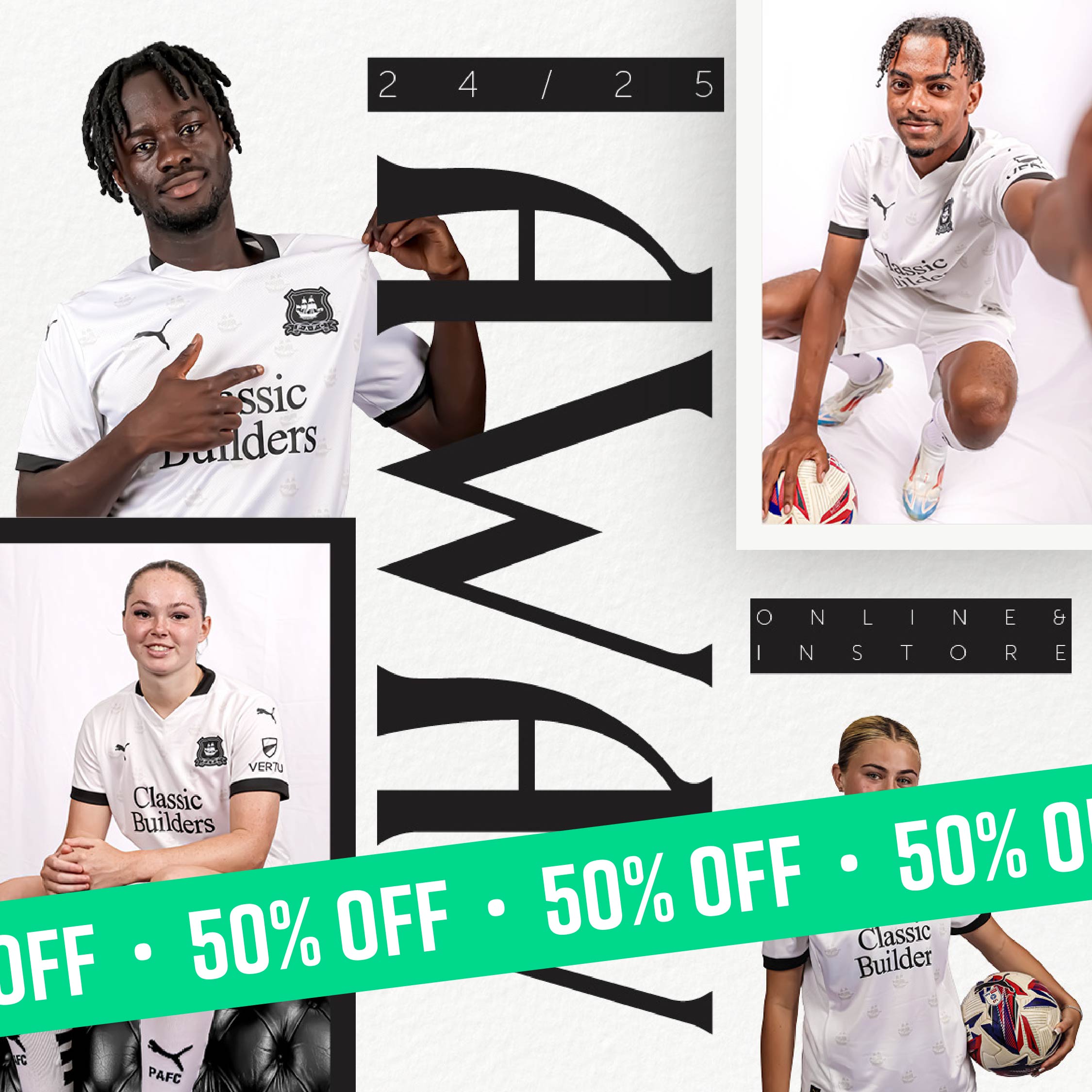 50% off all away kit