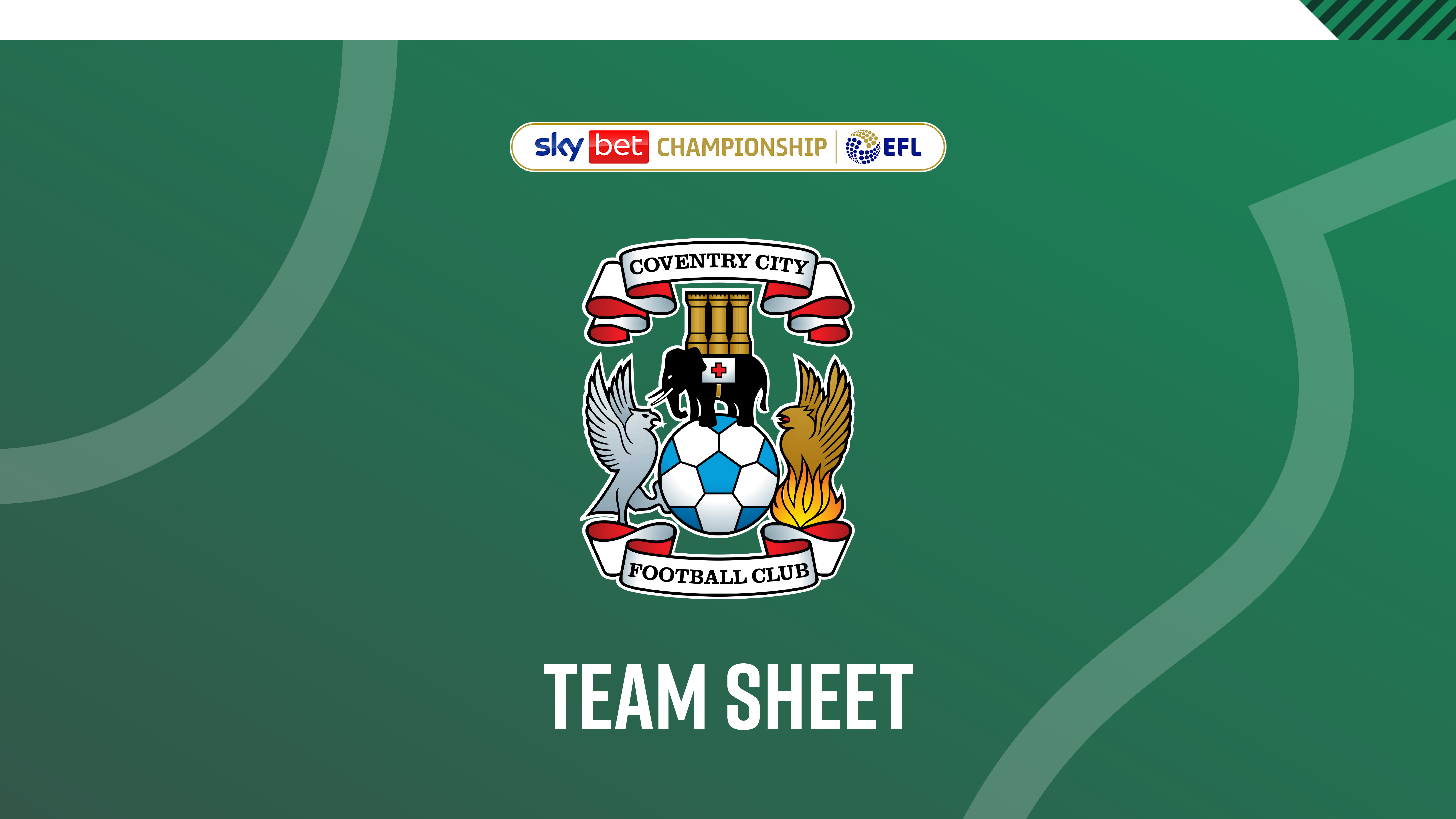 Coventry Teamsheet