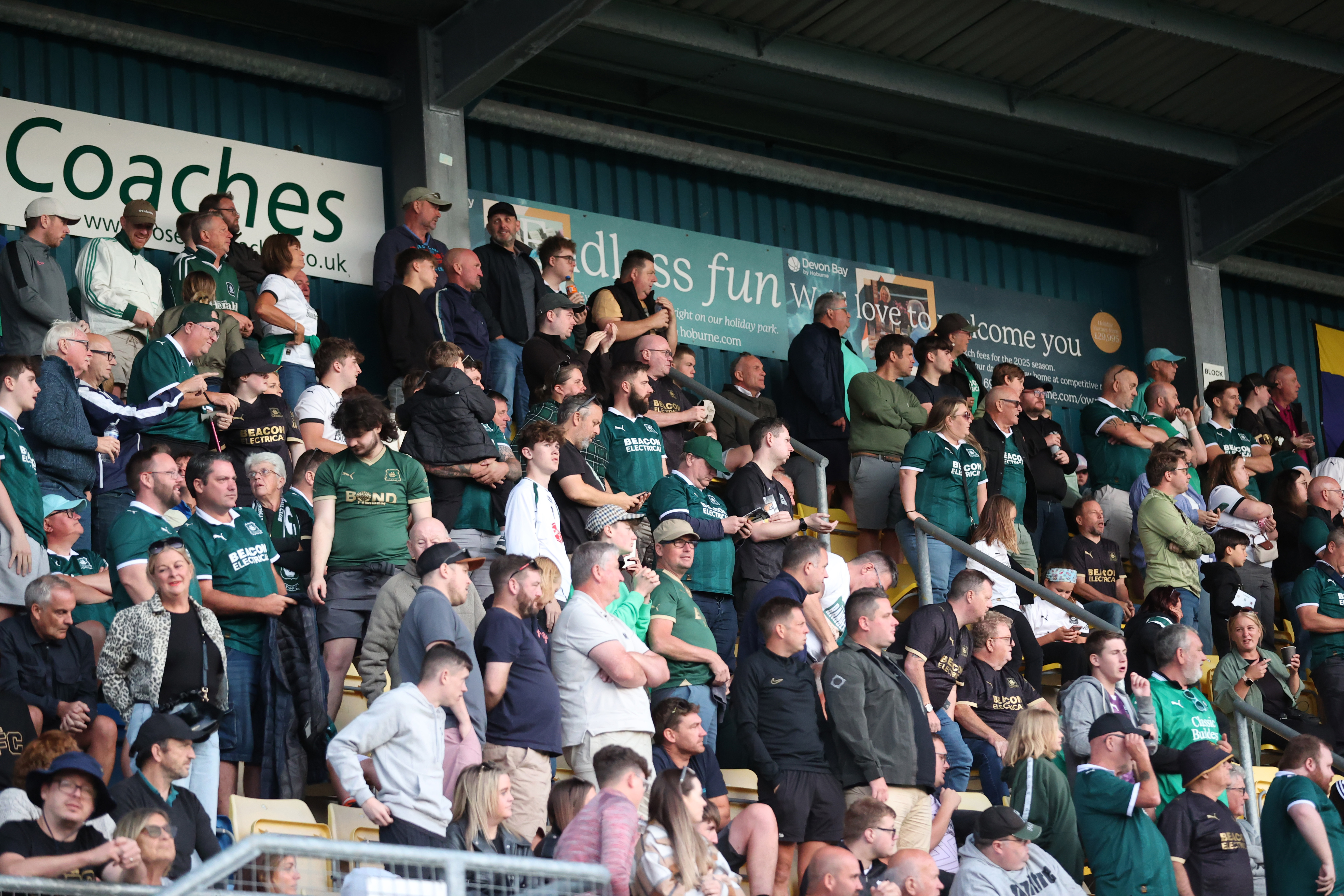 Argyle fans at Torquay