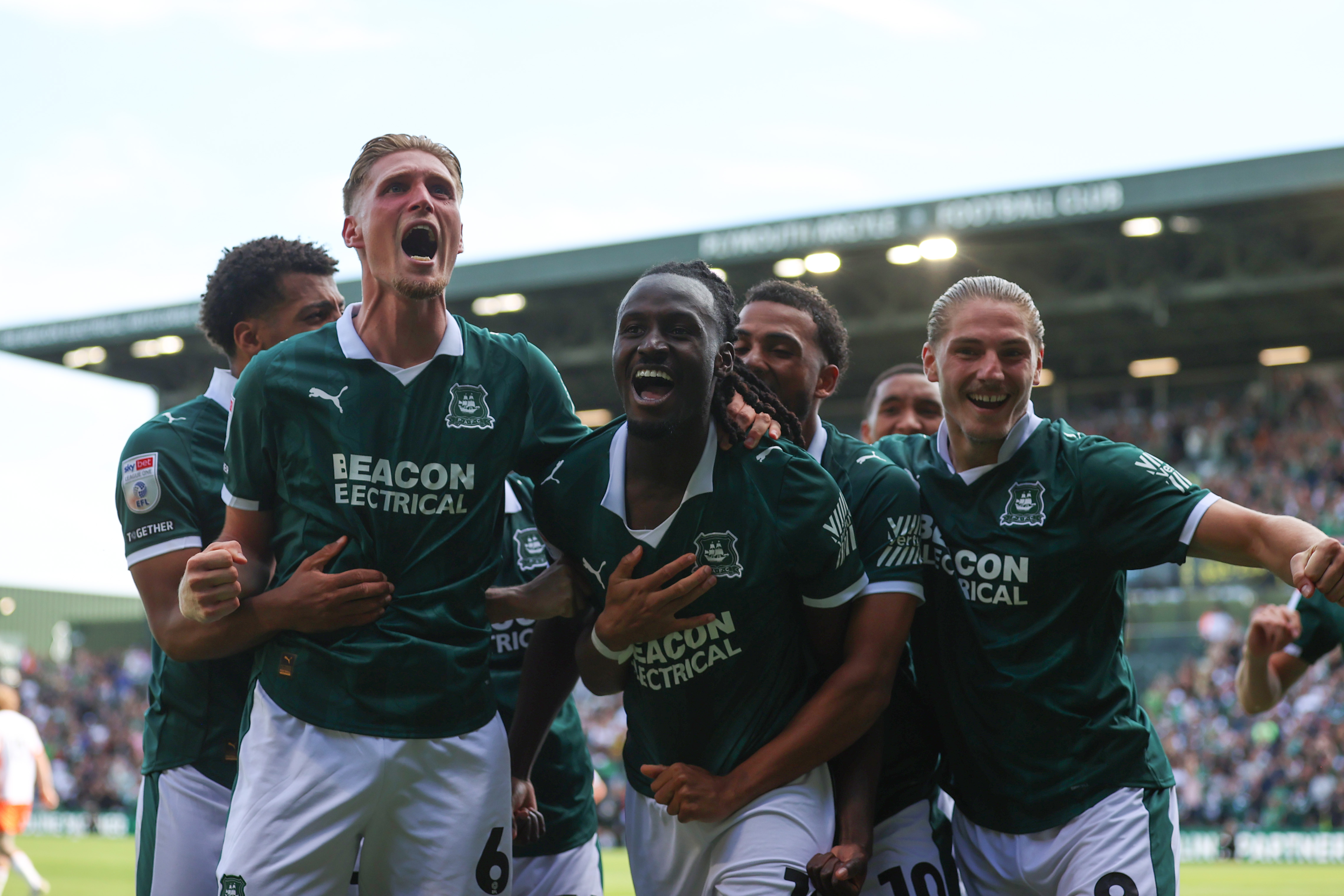 Argyle players celebrating