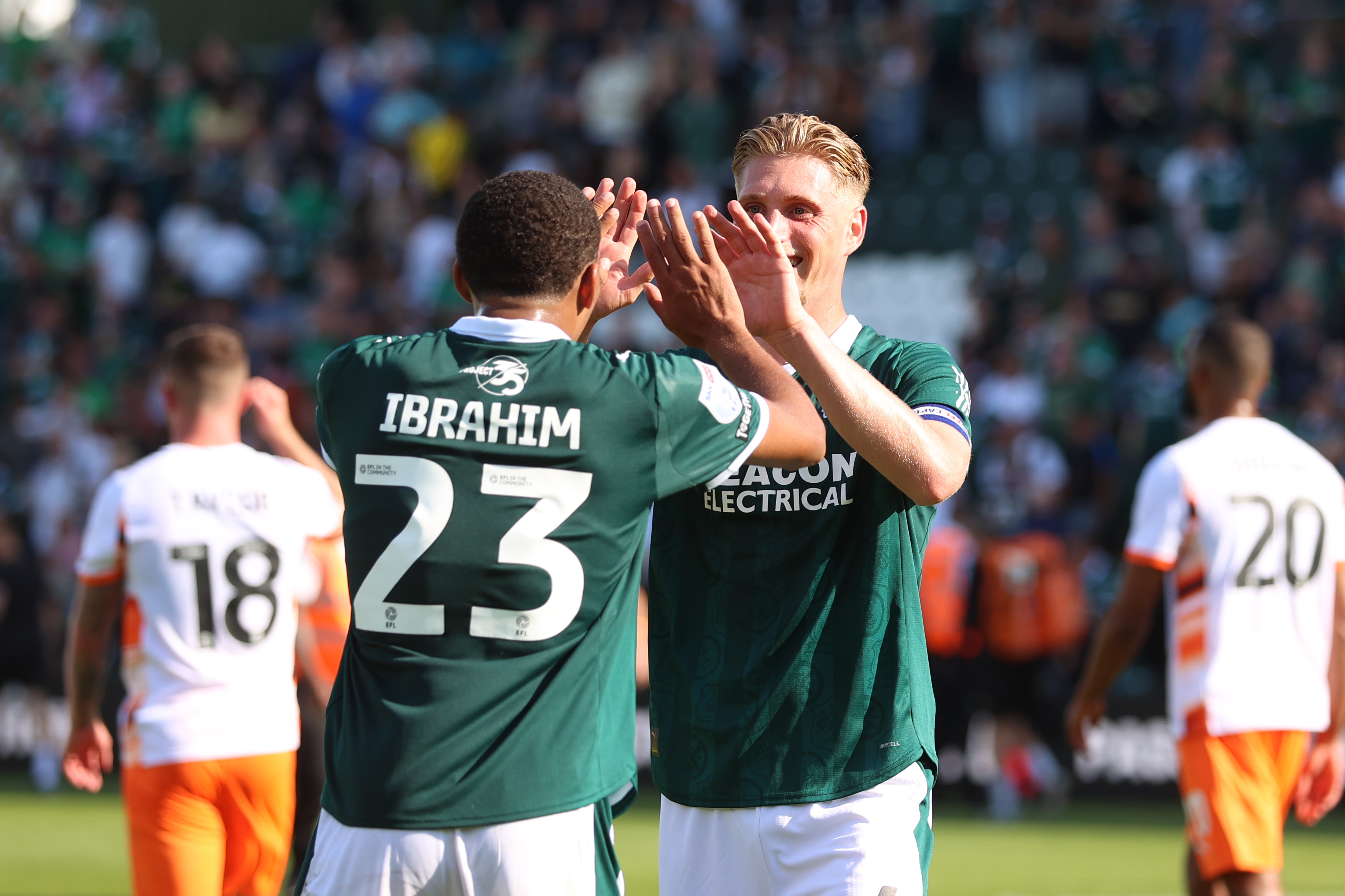 Bradley Ibrahim and Kornel Szucs