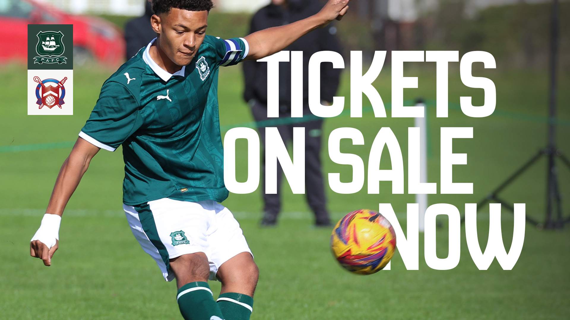 Argyle v Mangotsfield United ticket graphic.