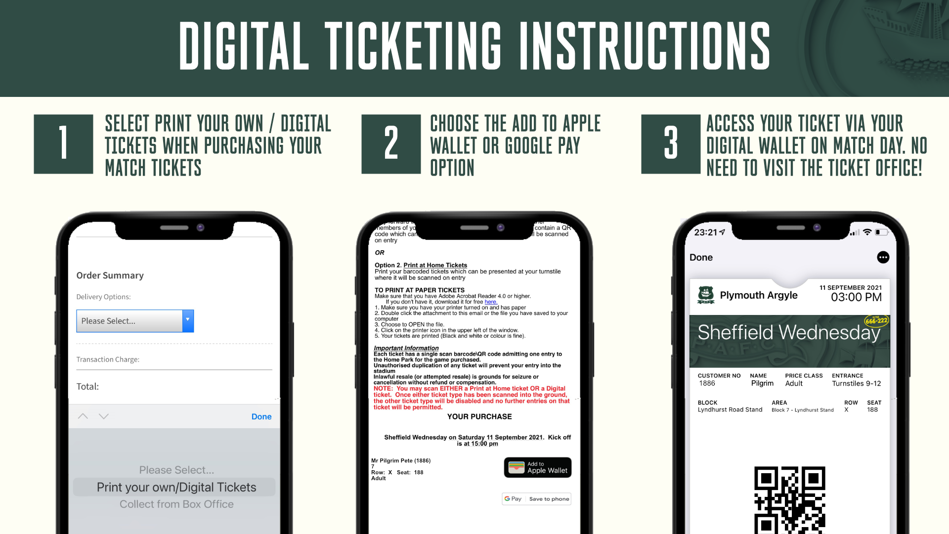 digital tickets