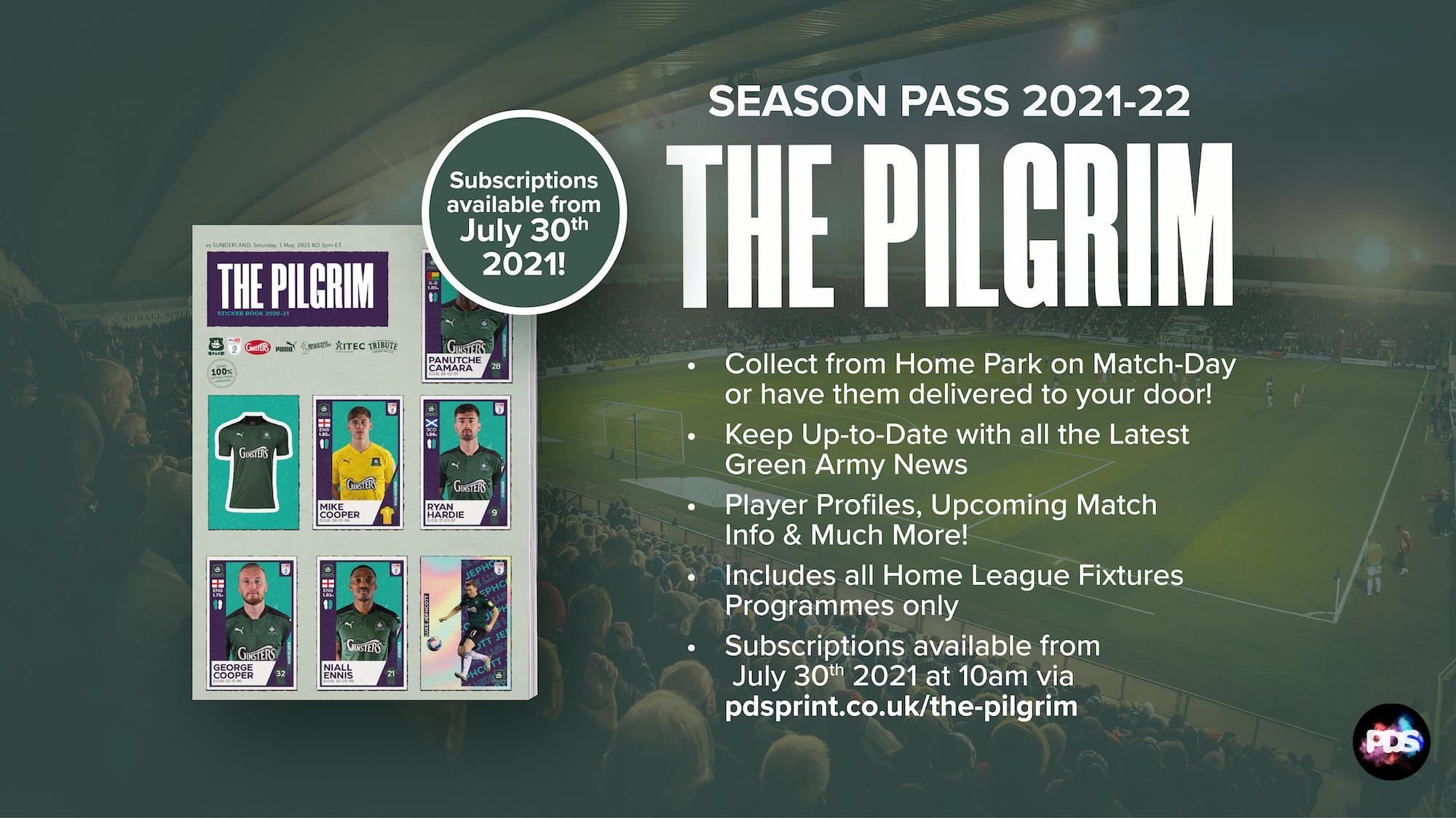 Match Programme Subscriptions Plymouth Argyle PAFC