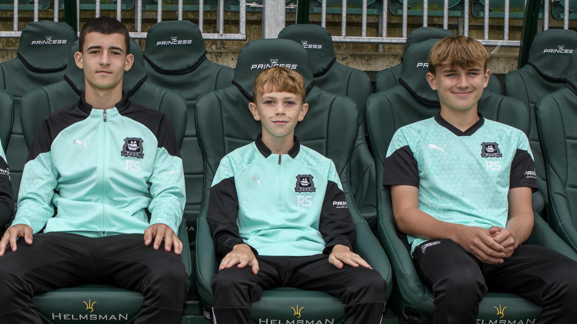 Three New Academy Recruits | Plymouth Argyle