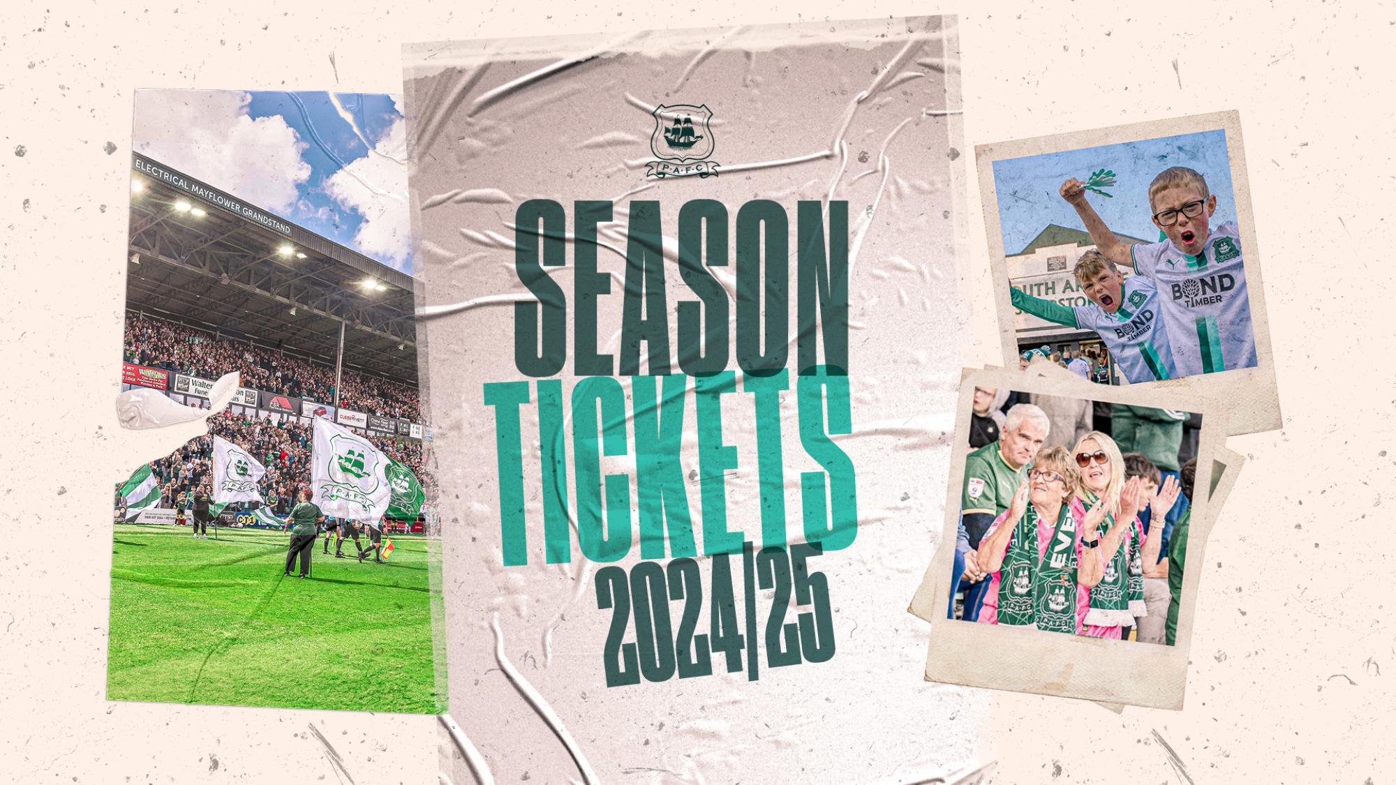 2024/25 Argyle Season Ticket Information | Plymouth Argyle