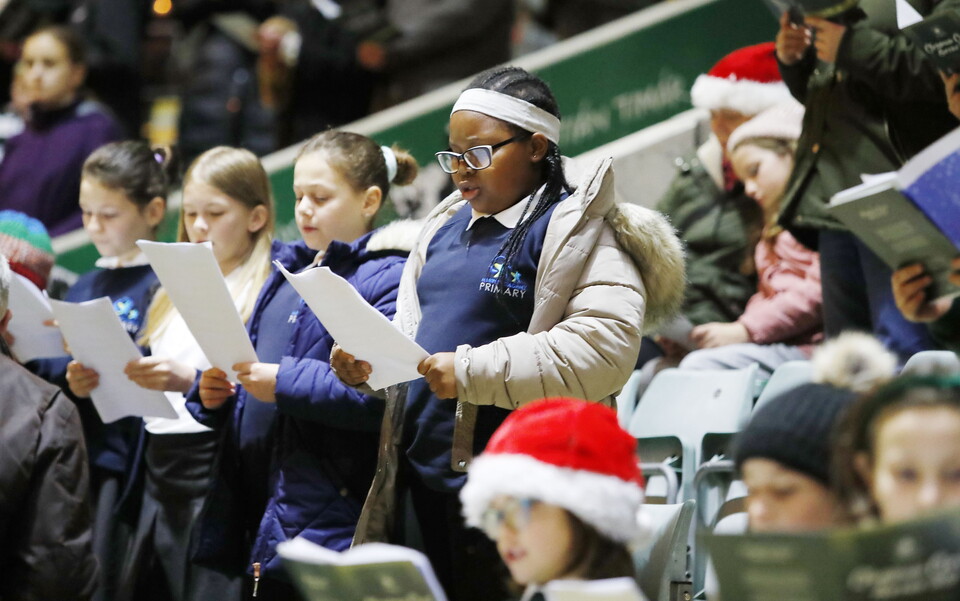 Carol service at Home Park