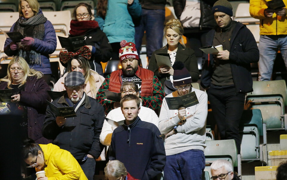Carol service at Home Park
