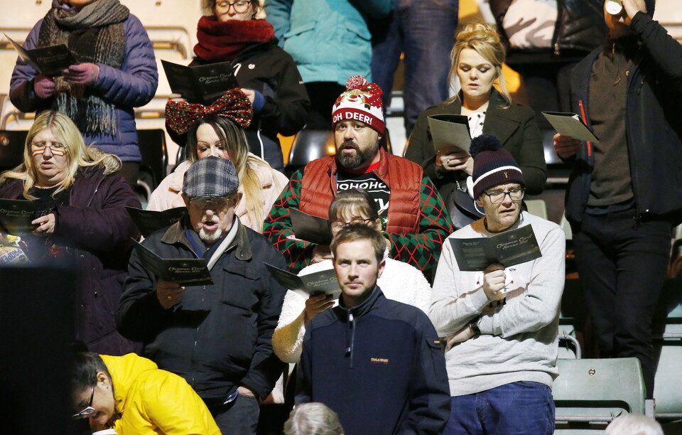 Carol service at Home Park
