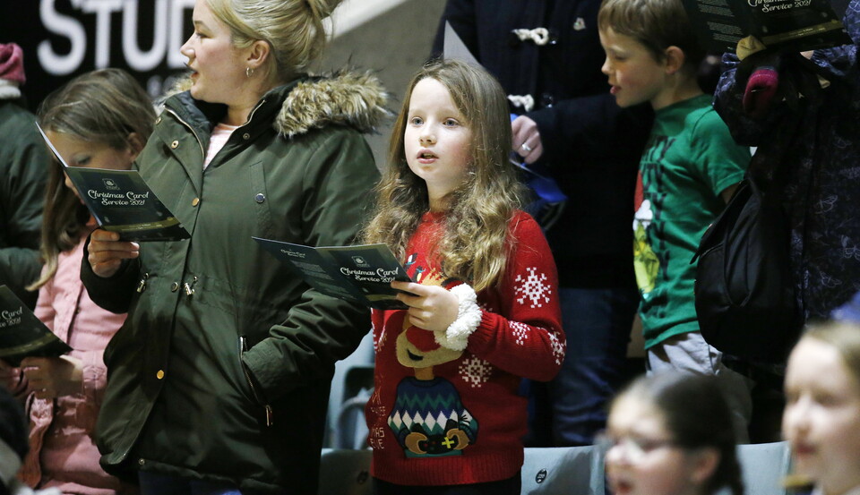 Carol service at Home Park