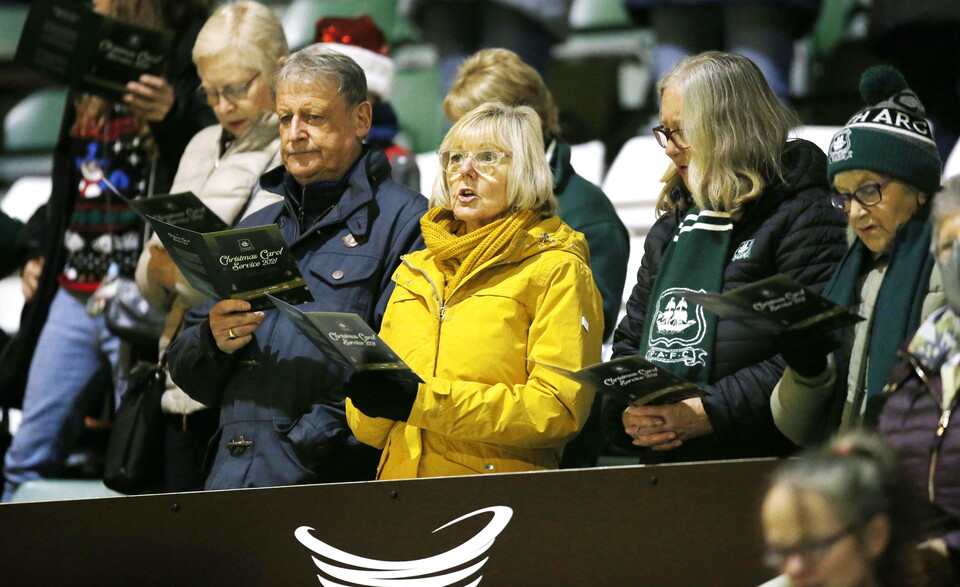 Carol service at Home Park