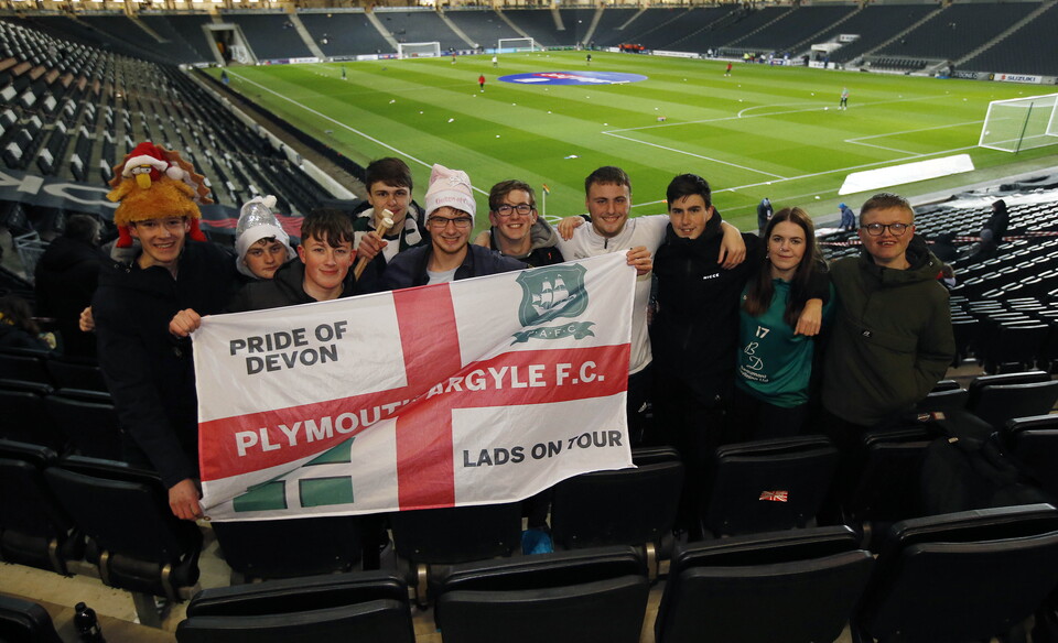 MK Dons v Argyle - Match Gallery