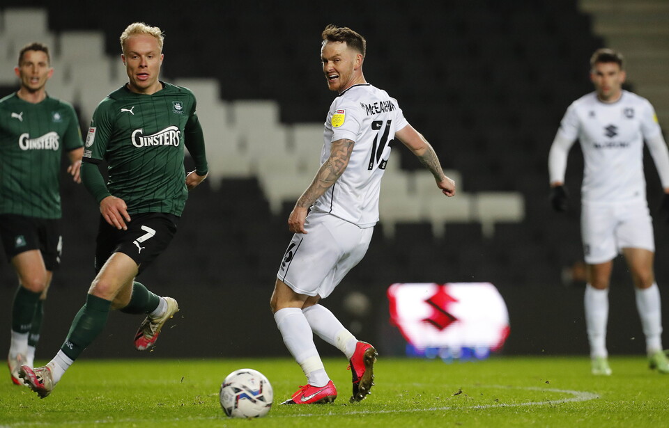 MK Dons v Argyle - Match Gallery
