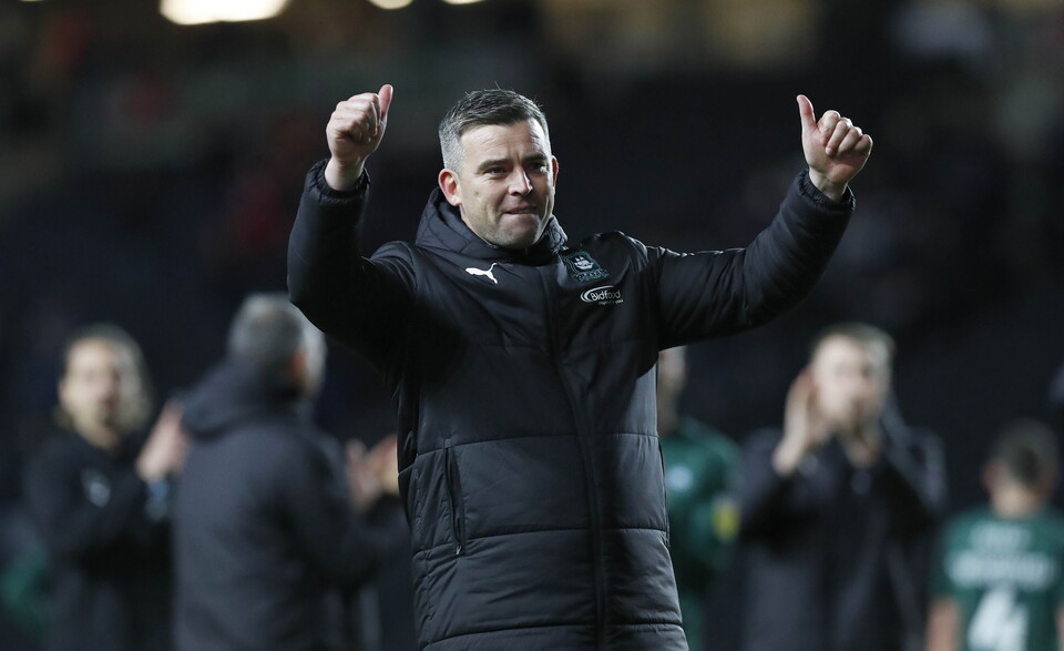 MK Dons v Argyle - Match Gallery